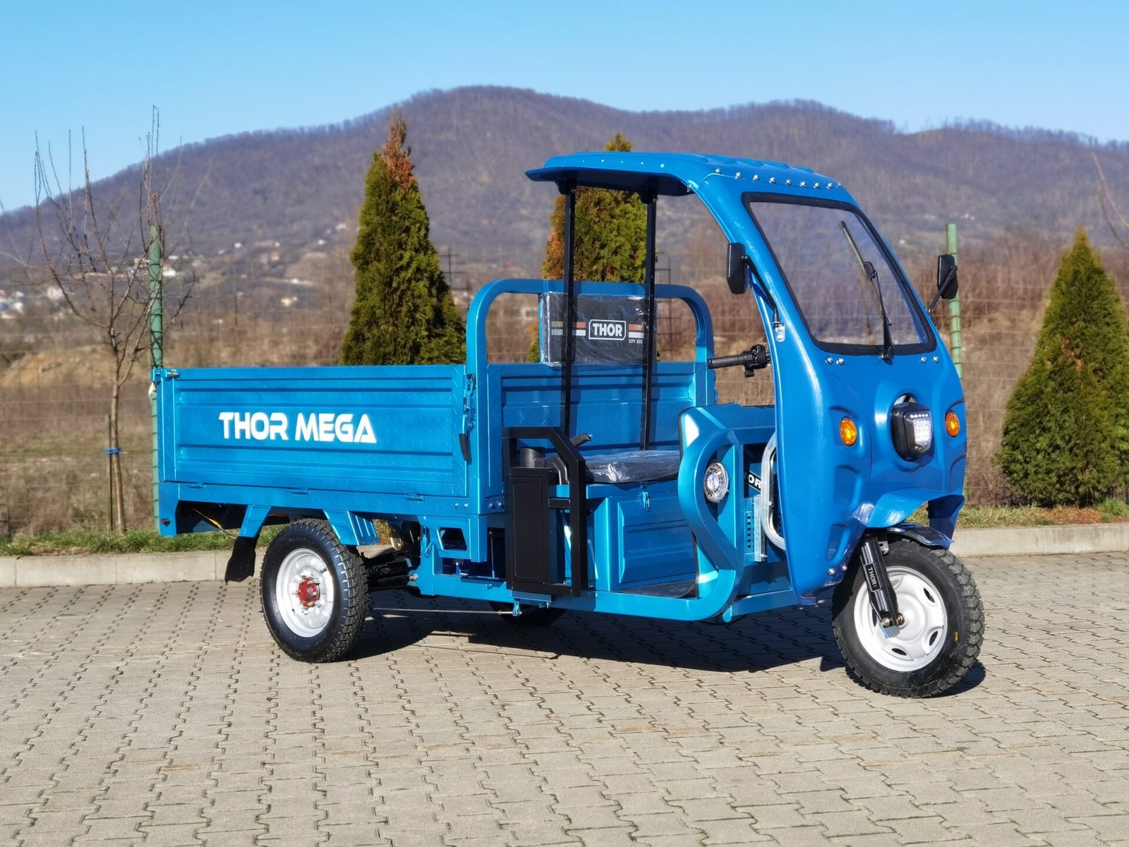 Triciclu electric 1500W Thor MEGA Plus fara permis 60V58Ah 25km/h TRANSPORT GRATUIT - imagine 6