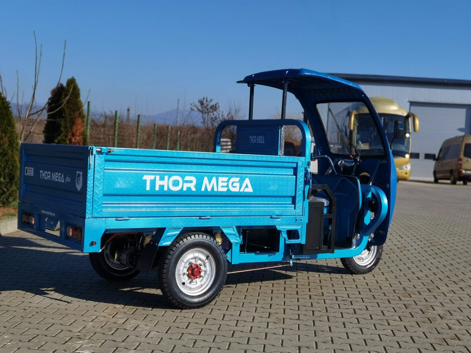 Triciclu electric 1500W Thor MEGA Plus fara permis 60V58Ah 25km/h TRANSPORT GRATUIT - imagine 12