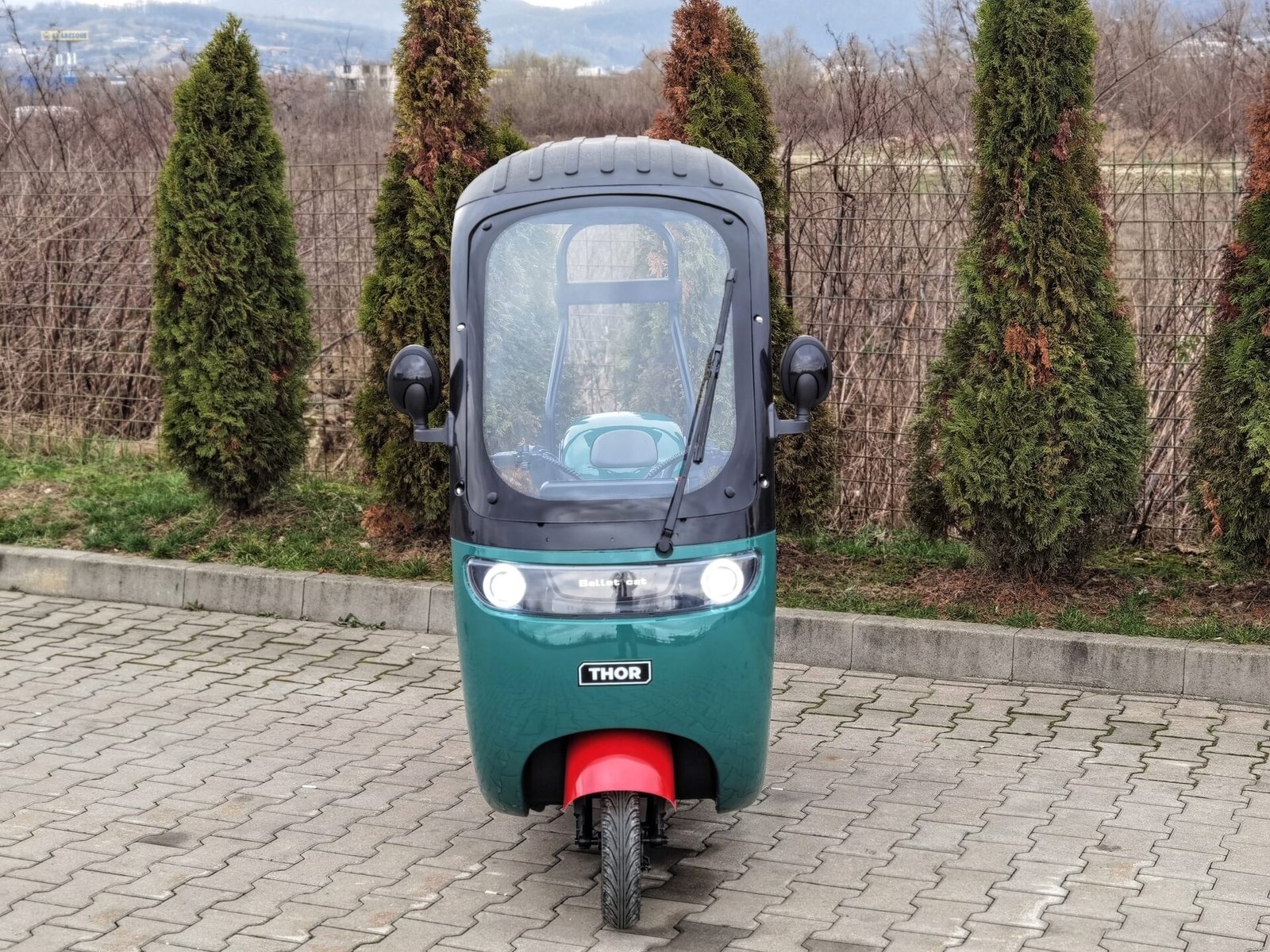Triciclu electric 1000W Thor ELEGANCE fara permis 60V20Ah 25km/h TRANSPORT GRATUIT - imagine 3