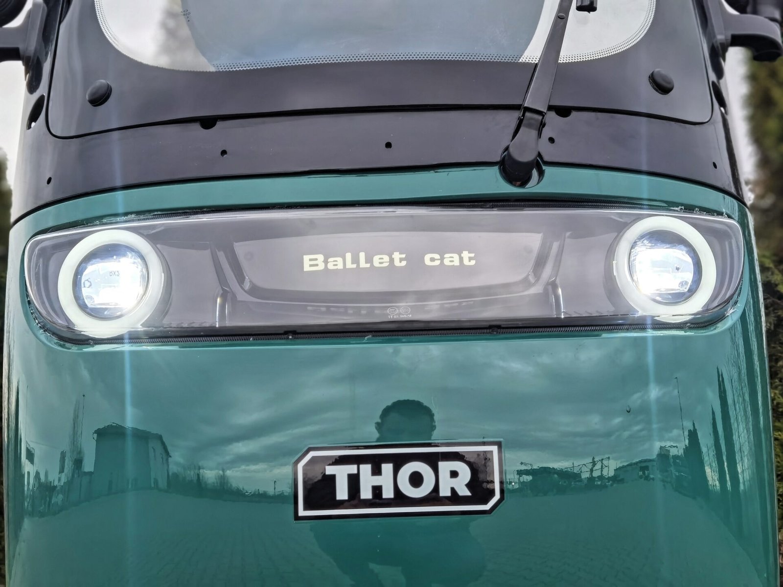 Triciclu electric 1000W Thor ELEGANCE fara permis 60V20Ah 25km/h TRANSPORT GRATUIT - imagine 7
