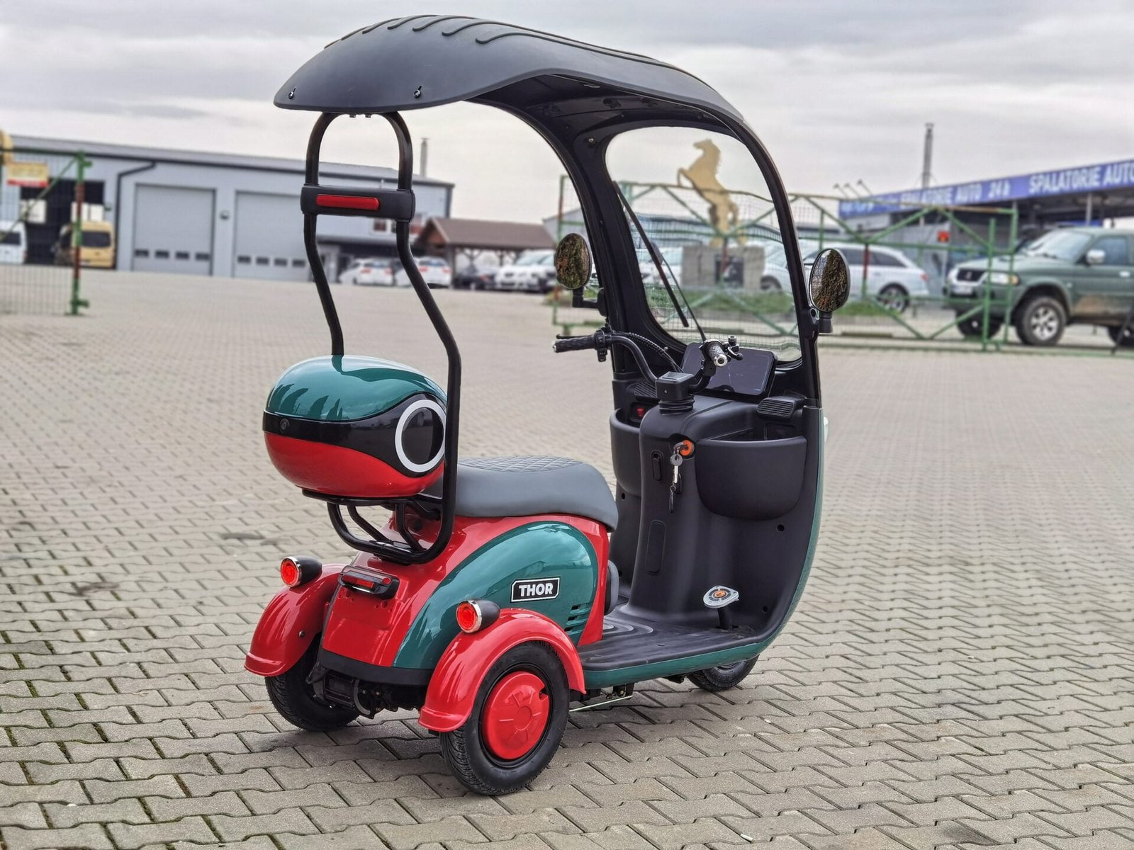 Triciclu electric 1000W Thor ELEGANCE fara permis 60V20Ah 25km/h TRANSPORT GRATUIT - imagine 11