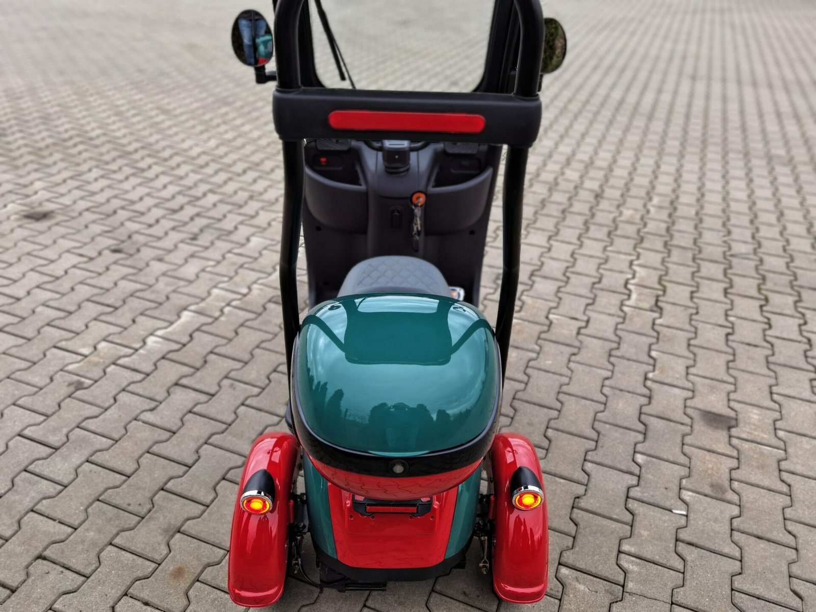 Triciclu electric 1000W Thor ELEGANCE fara permis 60V20Ah 25km/h TRANSPORT GRATUIT - imagine 13