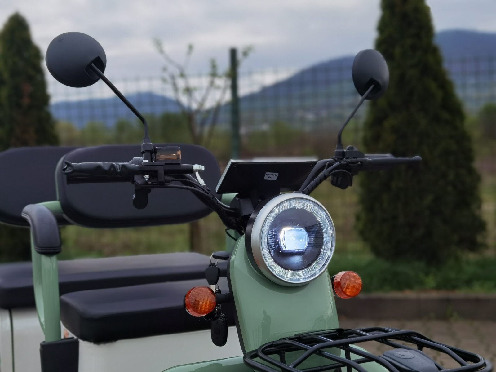 Triciclu electric 1000W Breckner TRAVEL verde fara permis 60V20Ah 25km/h TRANSPORT GRATUIT - imagine 4