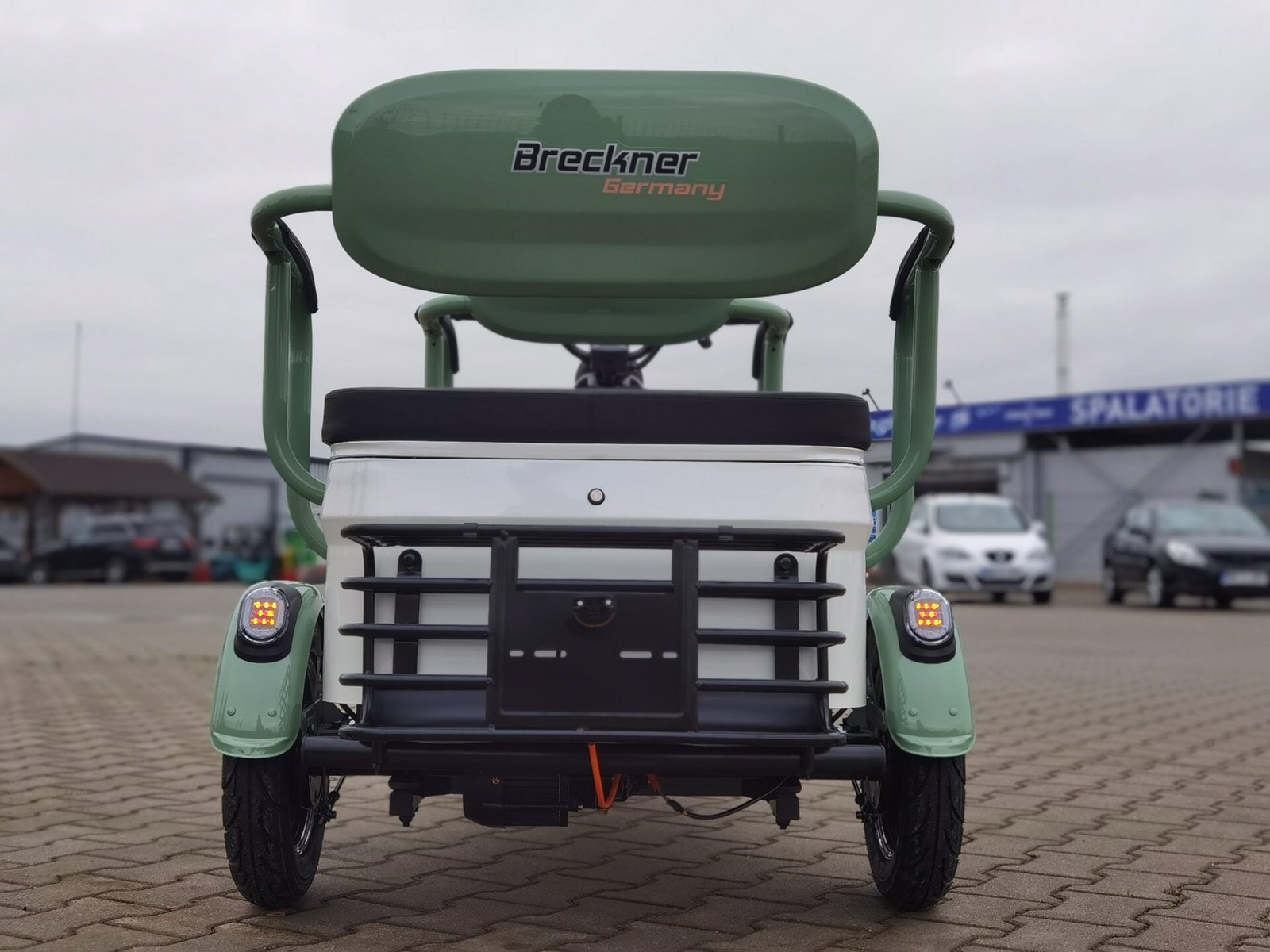 Triciclu electric 1000W Breckner TRAVEL verde fara permis 60V20Ah 25km/h TRANSPORT GRATUIT - imagine 11
