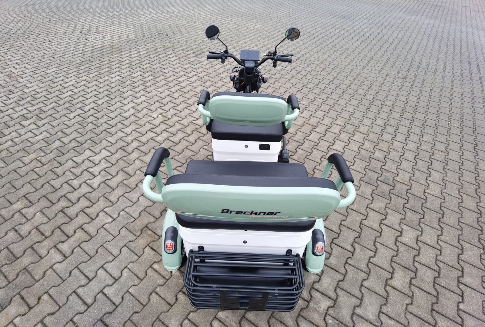 Triciclu electric 1000W Breckner TRAVEL verde fara permis 60V20Ah 25km/h TRANSPORT GRATUIT - imagine 18