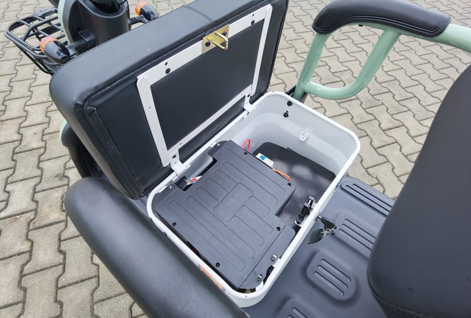 Triciclu electric 1000W Breckner TRAVEL verde fara permis 60V20Ah 25km/h TRANSPORT GRATUIT - imagine 19