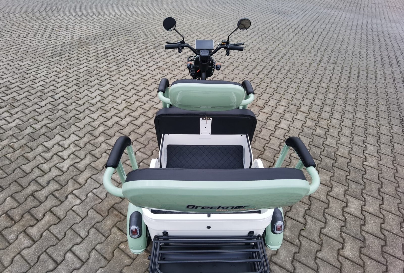 Triciclu electric 1000W Breckner TRAVEL verde fara permis 60V20Ah 25km/h TRANSPORT GRATUIT - imagine 20