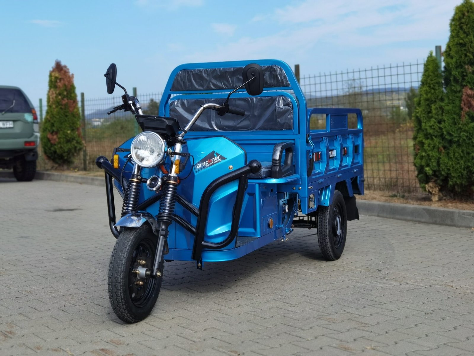 Triciclu electric 3000W Breckner MODEL-T cu permis 72V32Ah 45km/h TRANSPORT GRATUIT - imagine 23