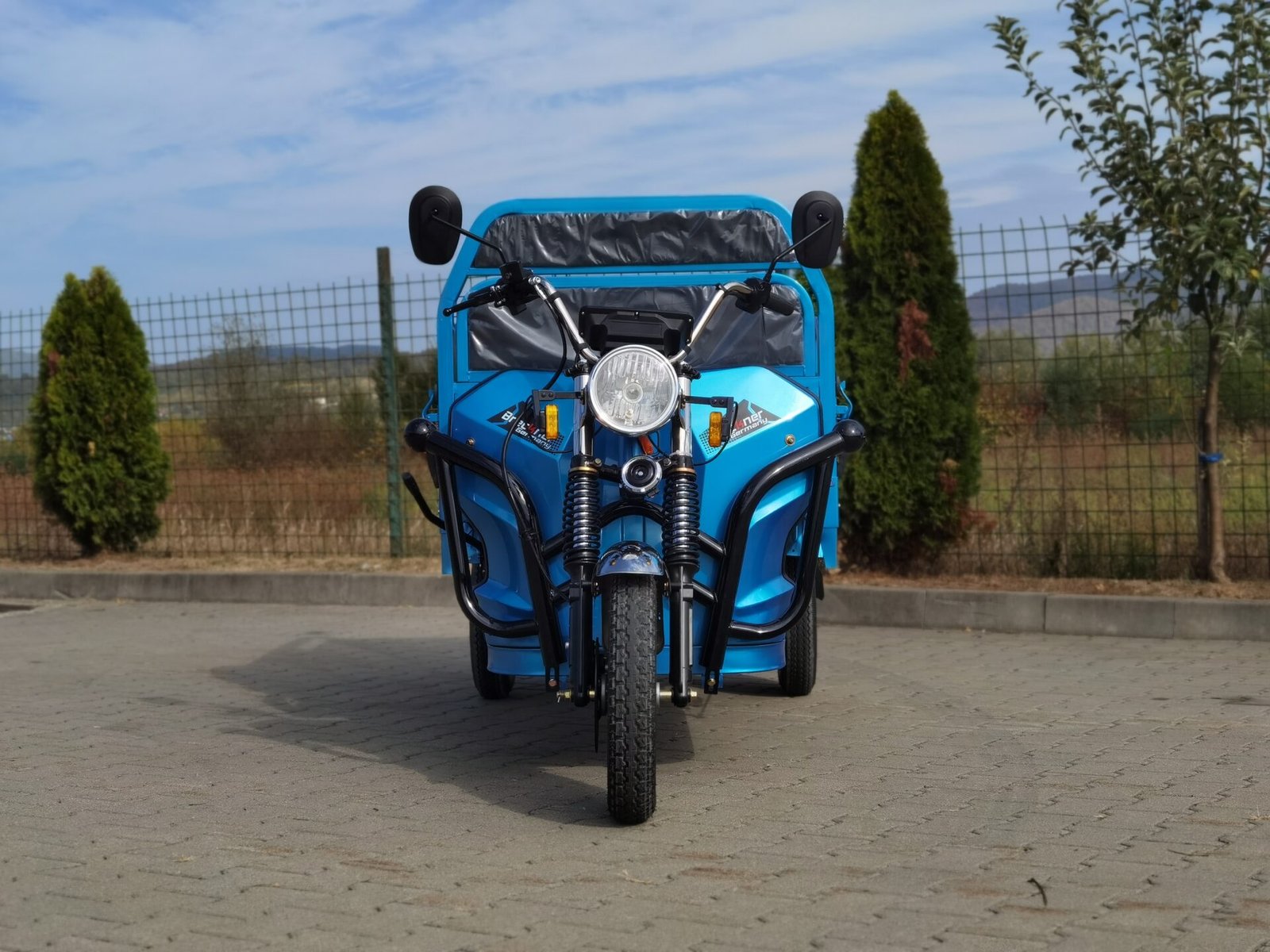Triciclu electric 3000W Breckner MODEL-T cu permis 72V32Ah 45km/h TRANSPORT GRATUIT - imagine 22