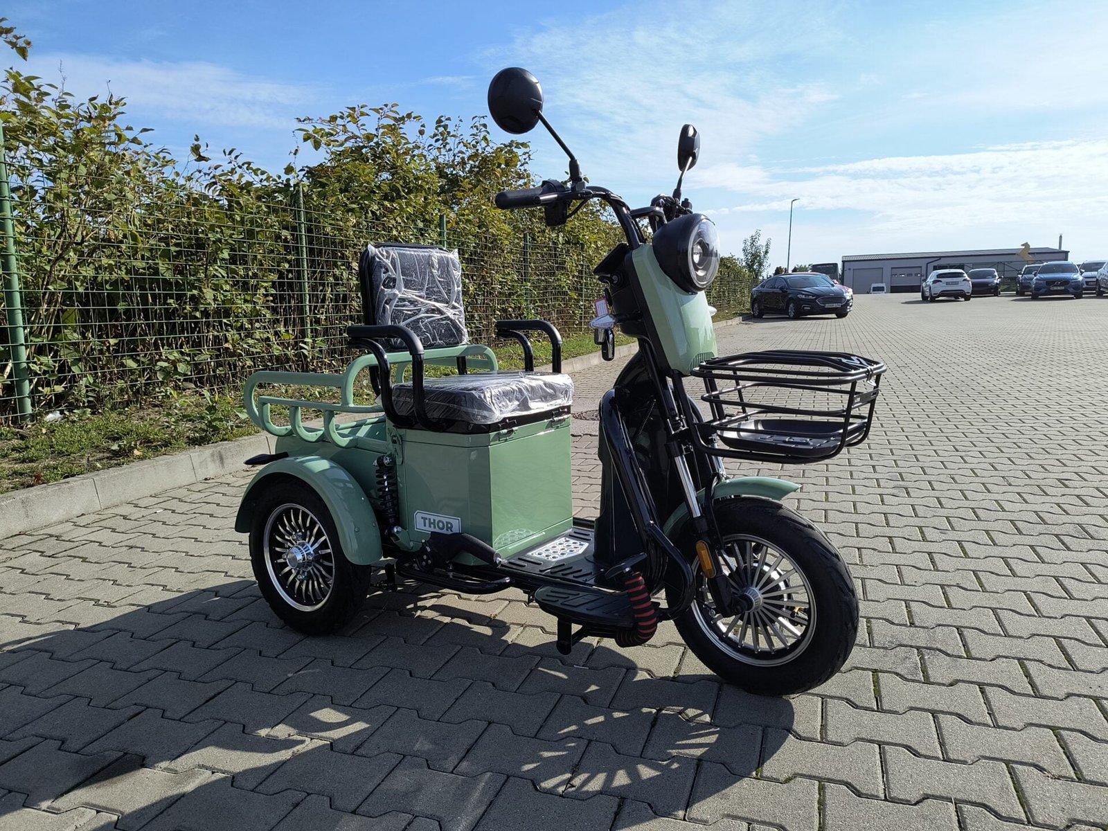 Triciclu electric 500W Thor NEO verde fara permis 48V20Ah 25km/h TRANSPORT GRATUIT - imagine 3