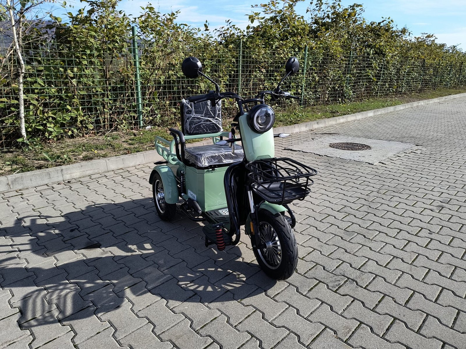 Triciclu electric 500W Thor NEO verde fara permis 48V20Ah 25km/h TRANSPORT GRATUIT - imagine 9