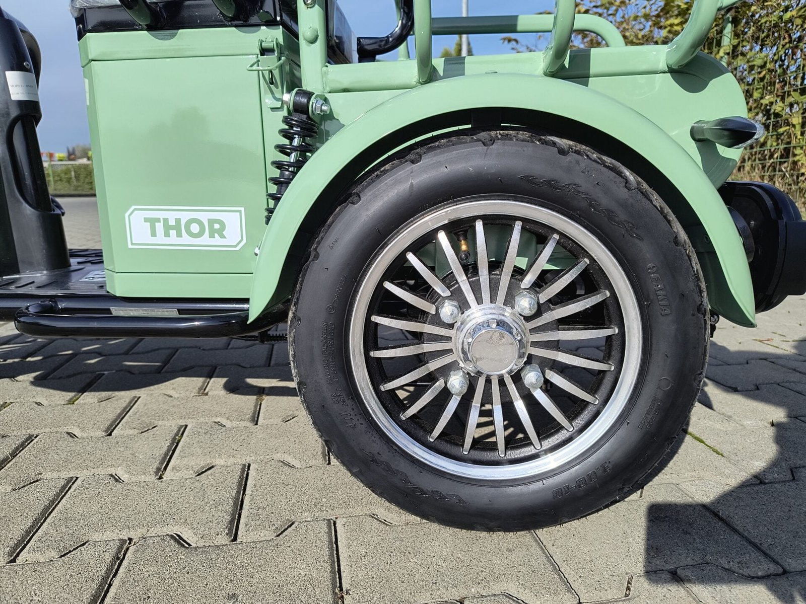 Triciclu electric 500W Thor NEO verde fara permis 48V20Ah 25km/h TRANSPORT GRATUIT - imagine 13