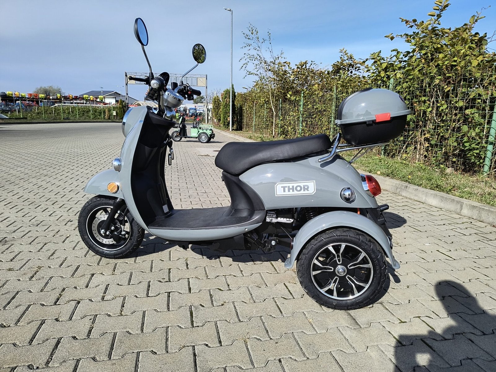Triciclu electric 800W Thor Spyder gri fara permis 60V20Ah 25km/h TRANSPORT GRATUIT - imagine 4