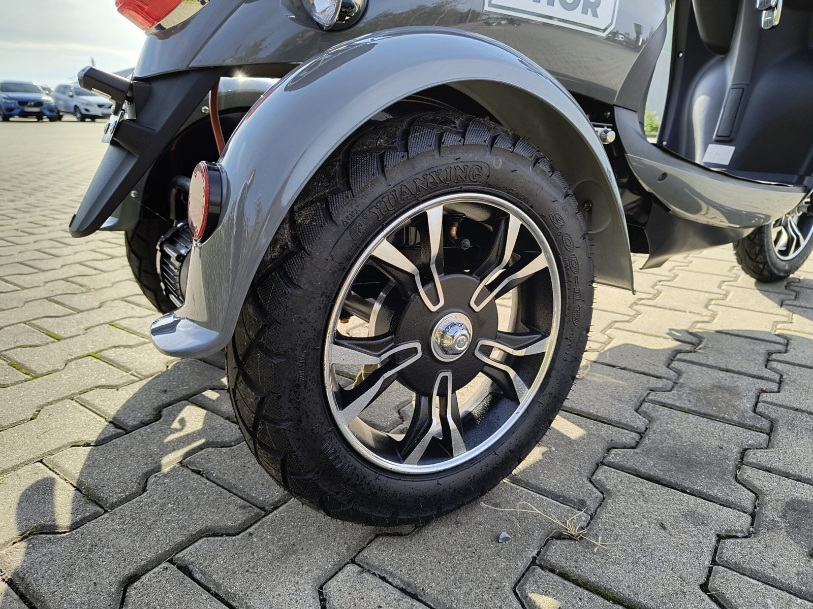Triciclu electric 800W Thor Spyder gri fara permis 60V20Ah 25km/h TRANSPORT GRATUIT - imagine 10