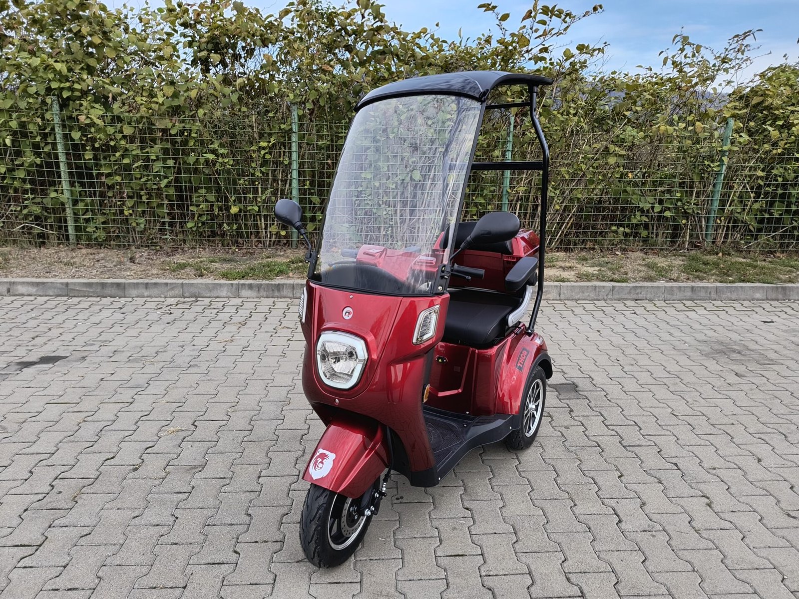 Triciclu electric 800W Thor ECO ZONE visiniu fara permis 60V20Ah 25km/h TRANSPORT GRATUIT - imagine 3