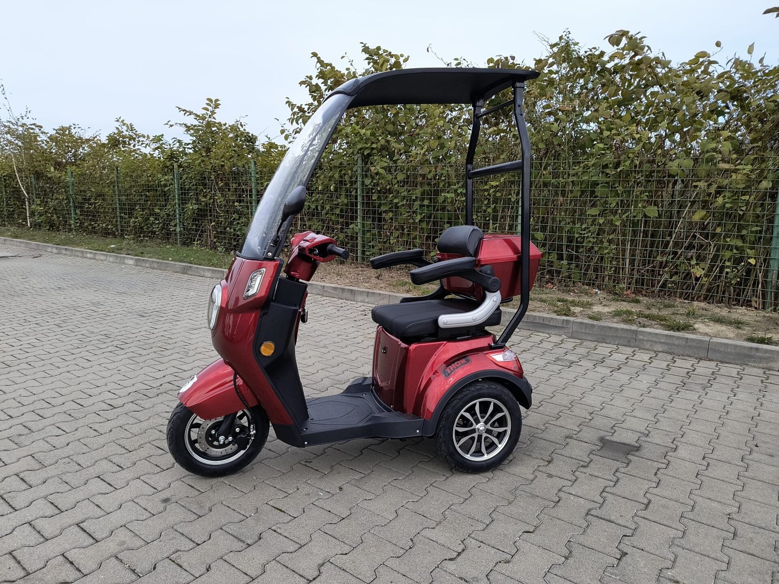Triciclu electric 800W Thor ECO ZONE visiniu fara permis 60V20Ah 25km/h TRANSPORT GRATUIT - imagine 4