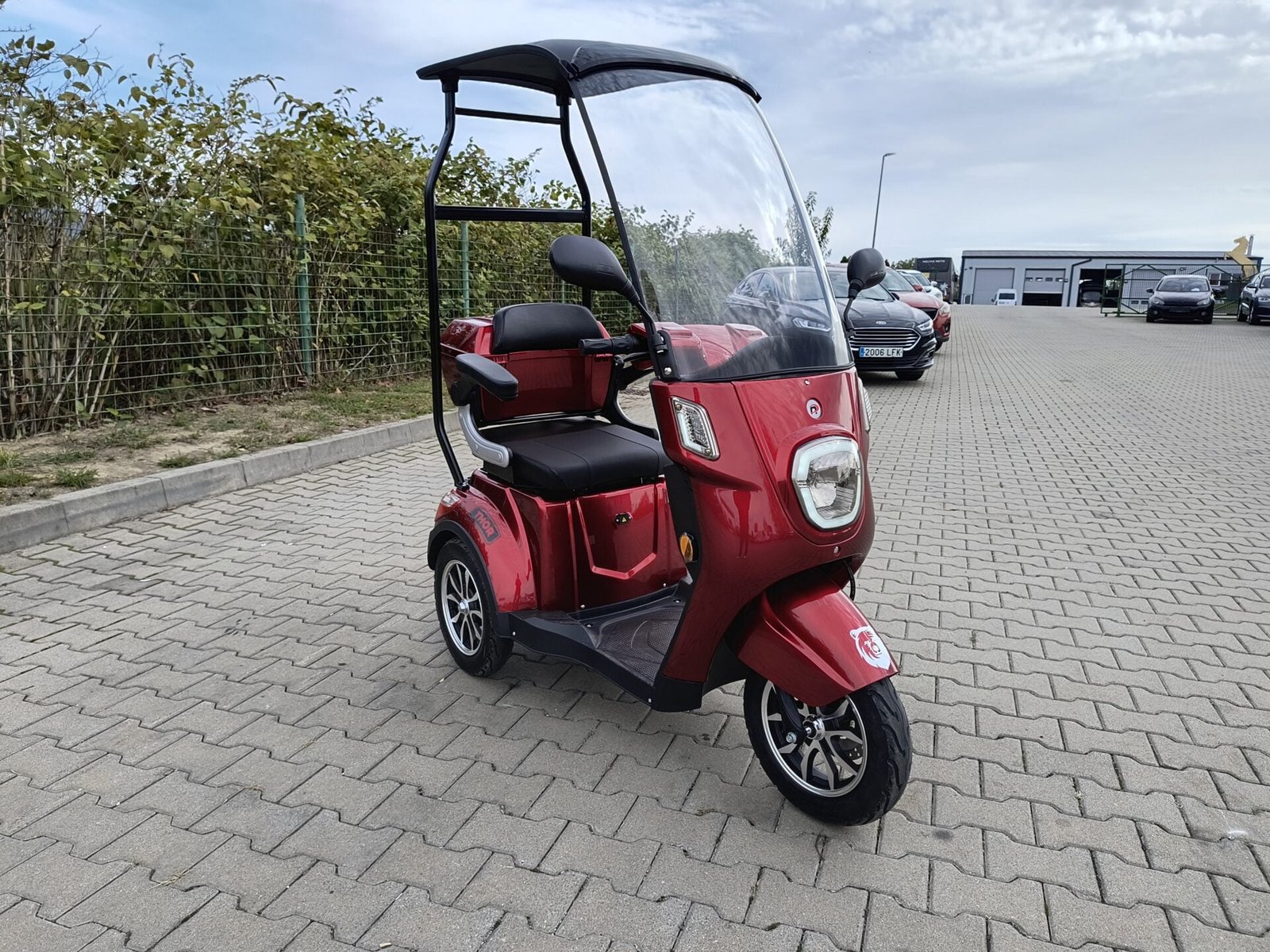 Triciclu electric 800W Thor ECO ZONE visiniu fara permis 60V20Ah 25km/h TRANSPORT GRATUIT - imagine 5