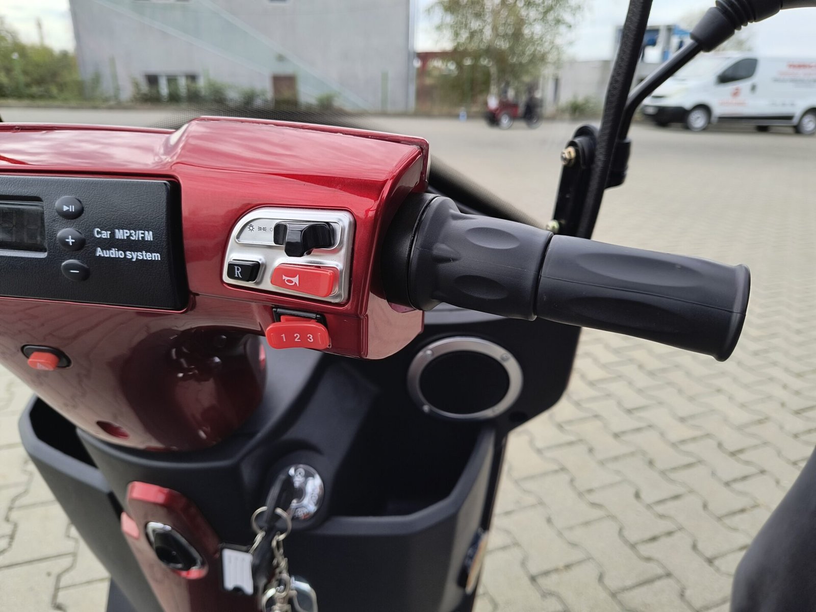Triciclu electric 800W Thor ECO ZONE visiniu fara permis 60V20Ah 25km/h TRANSPORT GRATUIT - imagine 9