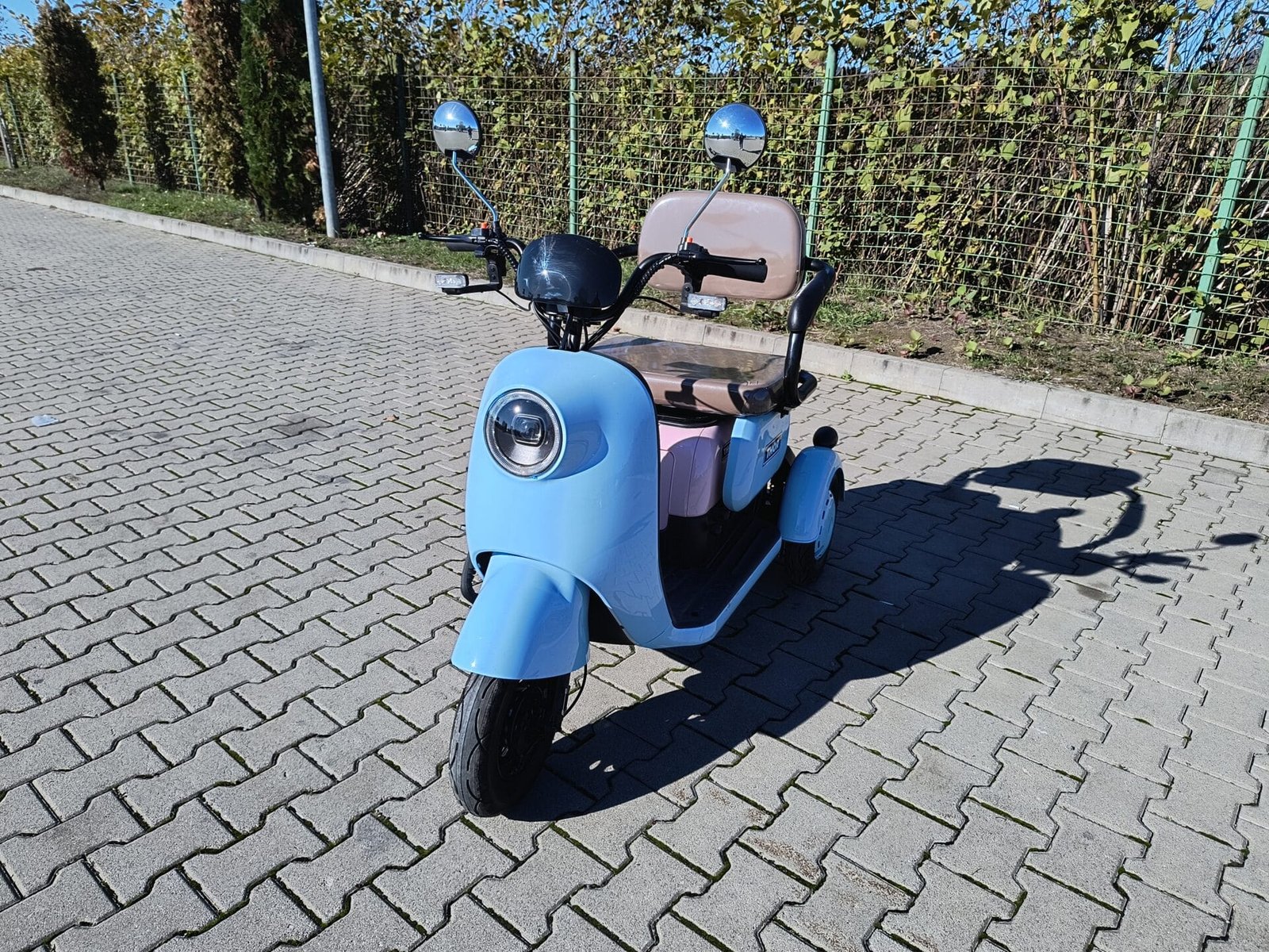 Triciclu electric 1000W Thor SLIDING fara permis 60V20Ah 25km/h TRANSPORT GRATUIT - imagine 2