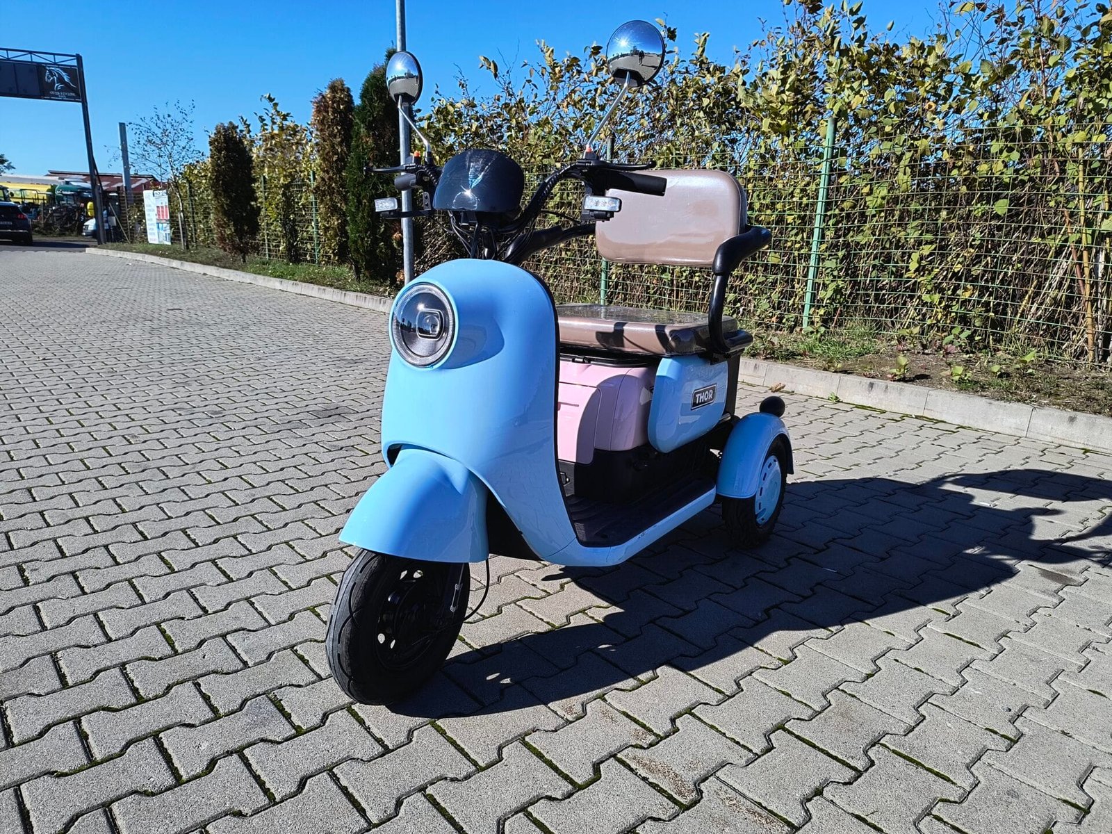 Triciclu electric 1000W Thor SLIDING fara permis 60V20Ah 25km/h TRANSPORT GRATUIT - imagine 6
