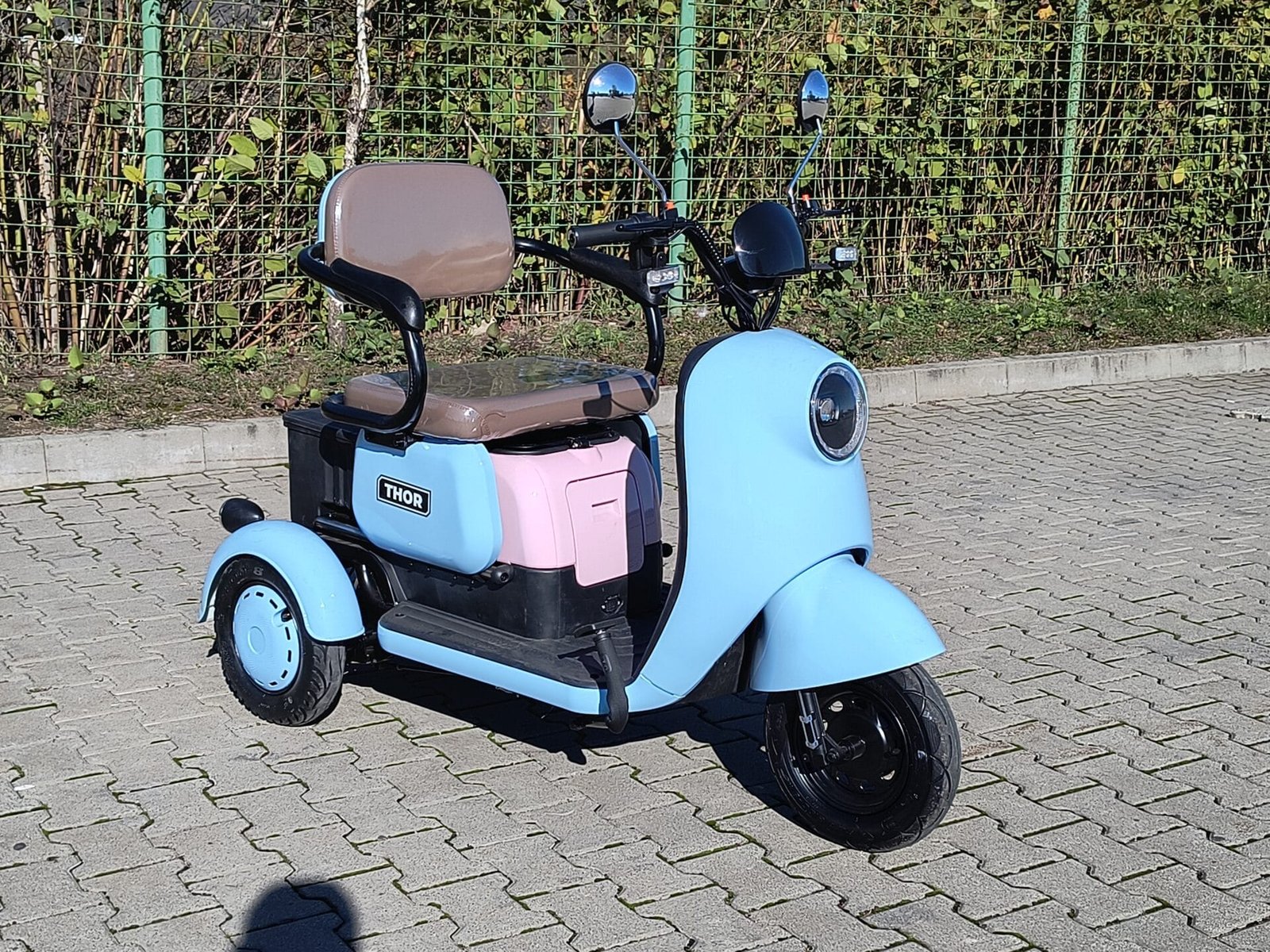 Triciclu electric 1000W Thor SLIDING fara permis 60V20Ah 25km/h TRANSPORT GRATUIT - imagine 7