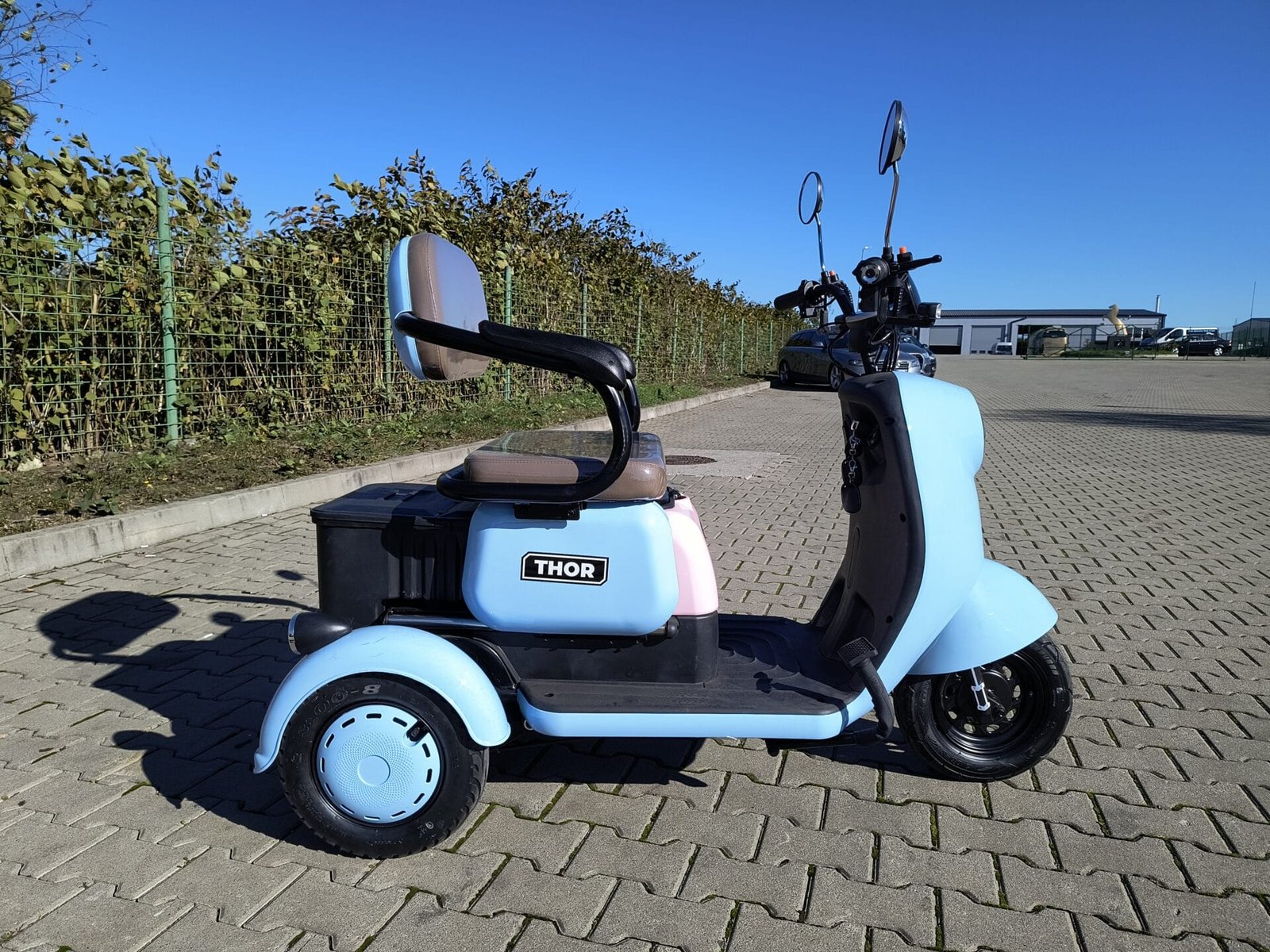 Triciclu electric 1000W Thor SLIDING fara permis 60V20Ah 25km/h TRANSPORT GRATUIT - imagine 8