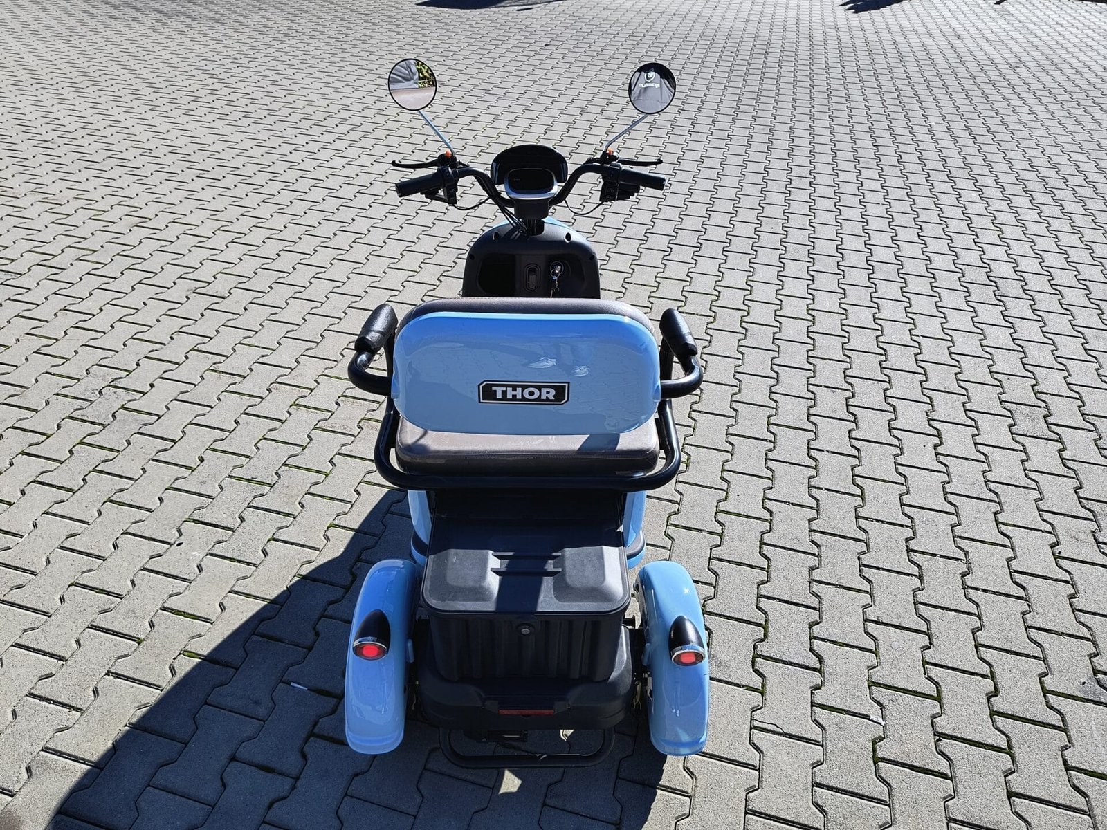 Triciclu electric 1000W Thor SLIDING fara permis 60V20Ah 25km/h TRANSPORT GRATUIT - imagine 10