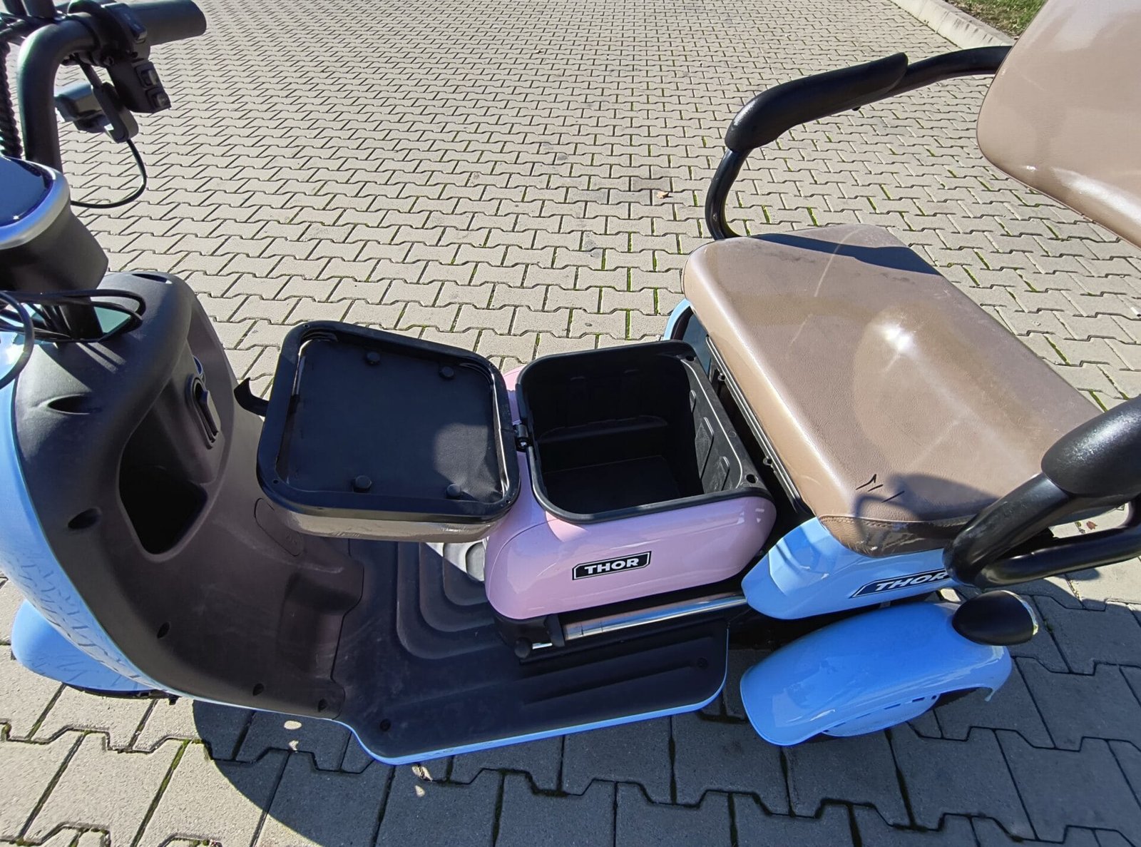 Triciclu electric 1000W Thor SLIDING fara permis 60V20Ah 25km/h TRANSPORT GRATUIT - imagine 18
