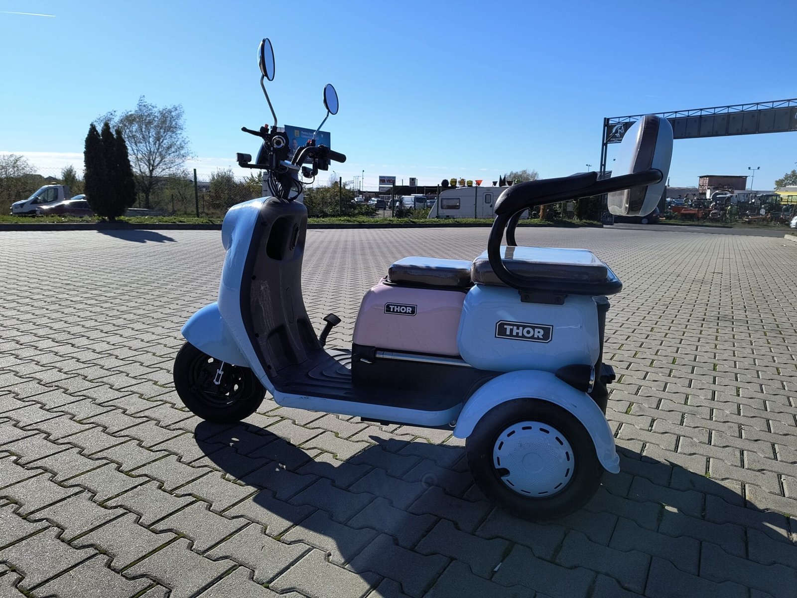 Triciclu electric 1000W Thor SLIDING fara permis 60V20Ah 25km/h TRANSPORT GRATUIT - imagine 19