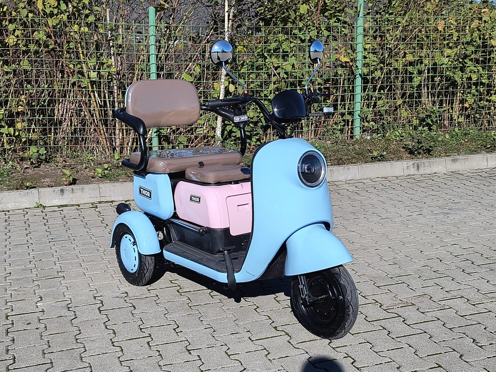 Triciclu electric 1000W Thor SLIDING fara permis 60V20Ah 25km/h TRANSPORT GRATUIT - imagine 21