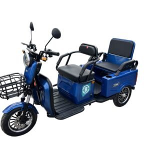 Triciclu electric 1400W Thor SX LONG PRO albastru fara permis 60V20Ah 25km/h TRANSPORT GRATUIT