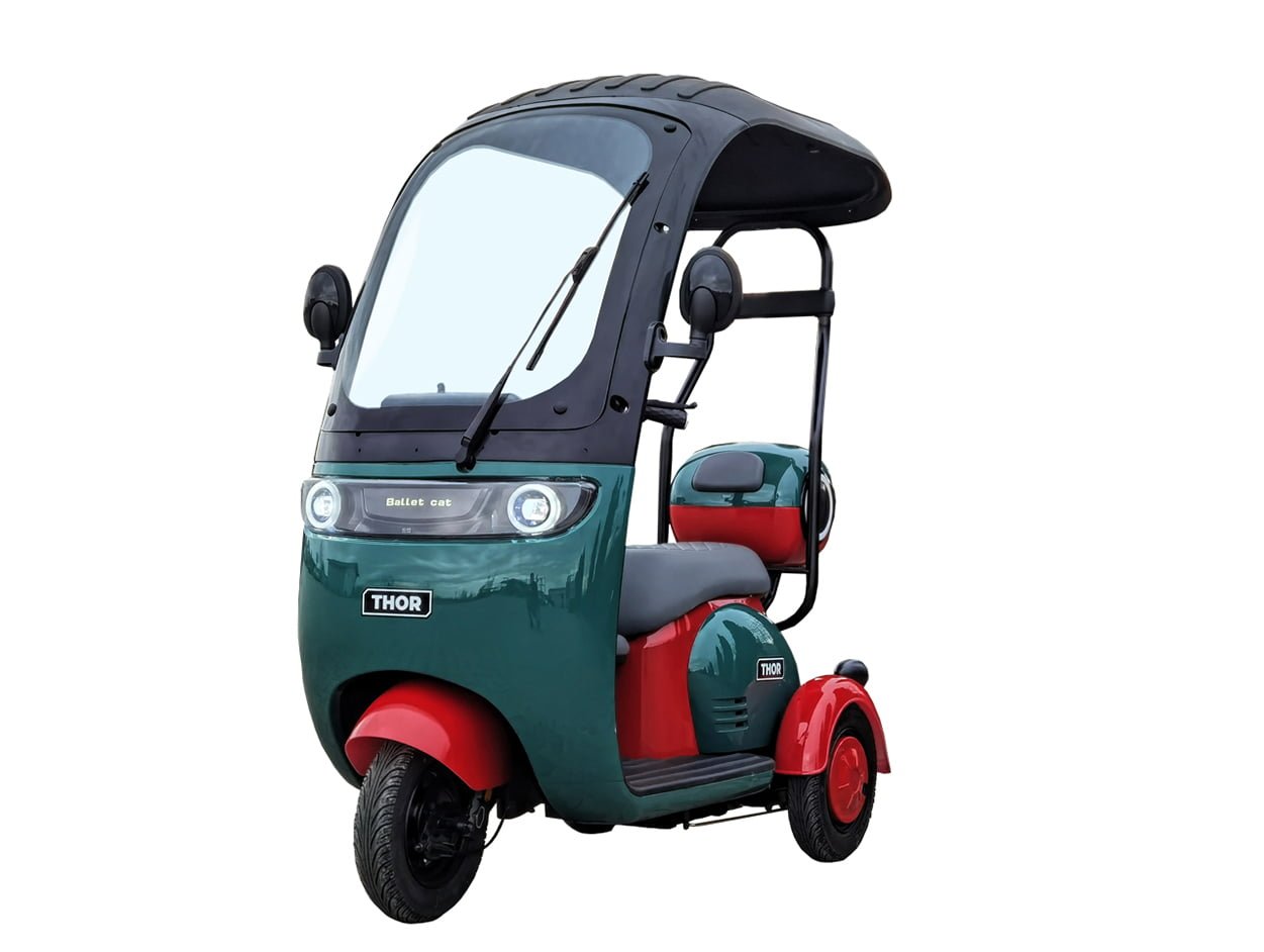 Triciclu electric 1000W Thor ELEGANCE fara permis 60V20Ah 25km/h TRANSPORT GRATUIT