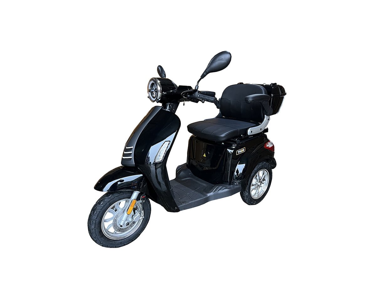 Triciclu electric 800W Thor FLUXX negru fara permis 60V20Ah 25km/h TRANSPORT GRATUIT