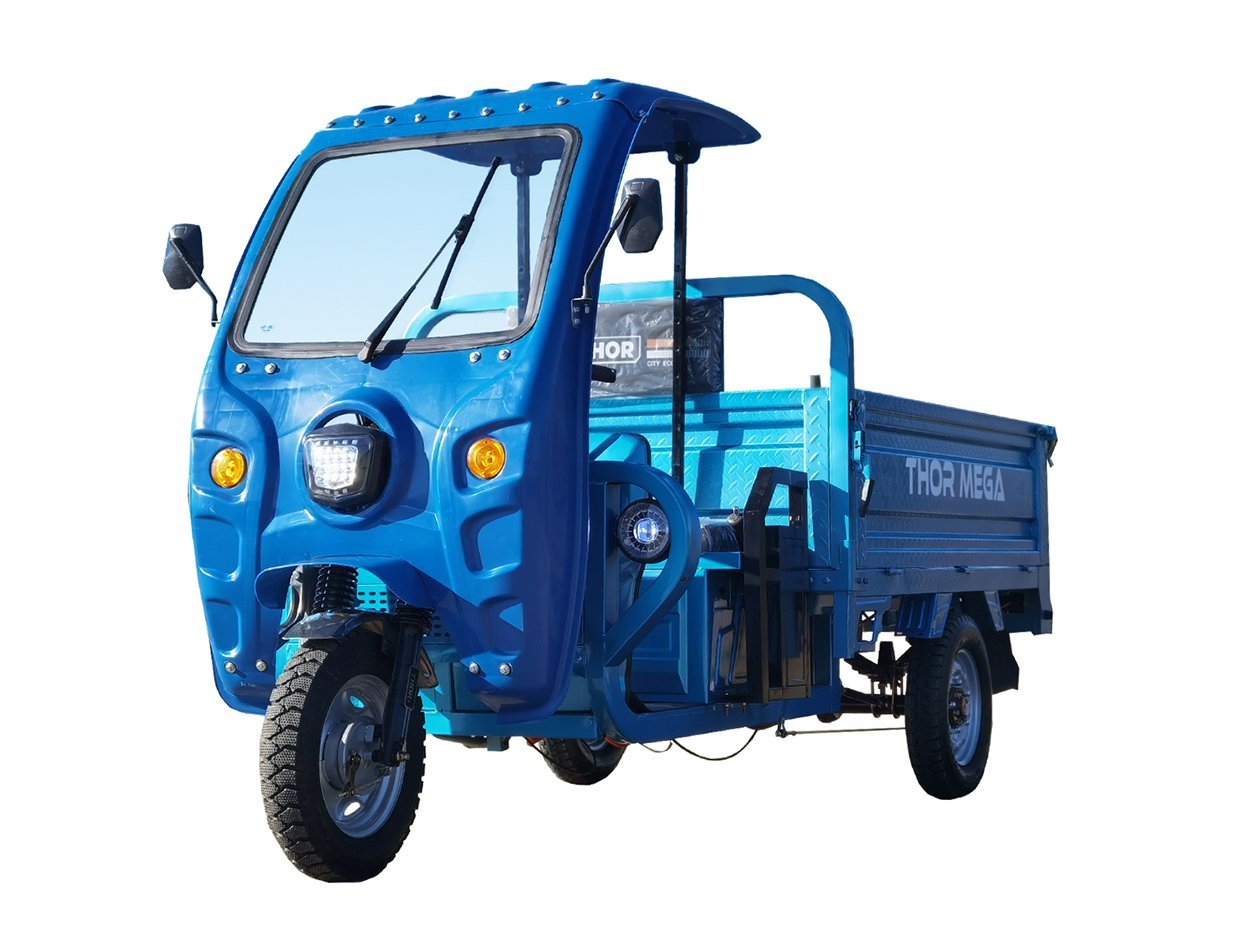 Triciclu electric 1500W Thor MEGA Plus fara permis 60V58Ah 25km/h TRANSPORT GRATUIT