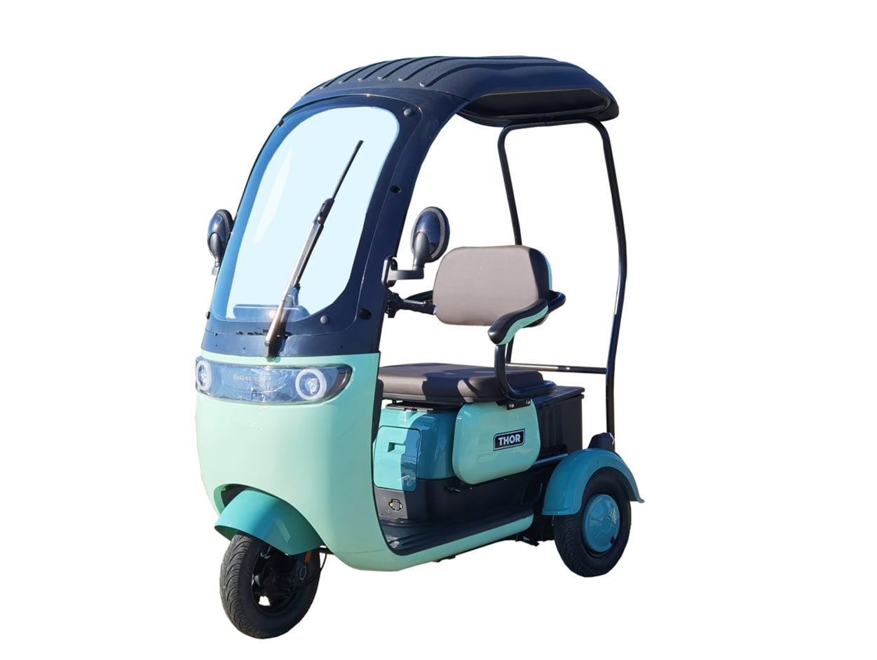 Triciclu electric 1000W Thor PANDA fara permis 60V20Ah 25km/h TRANSPORT GRATUIT