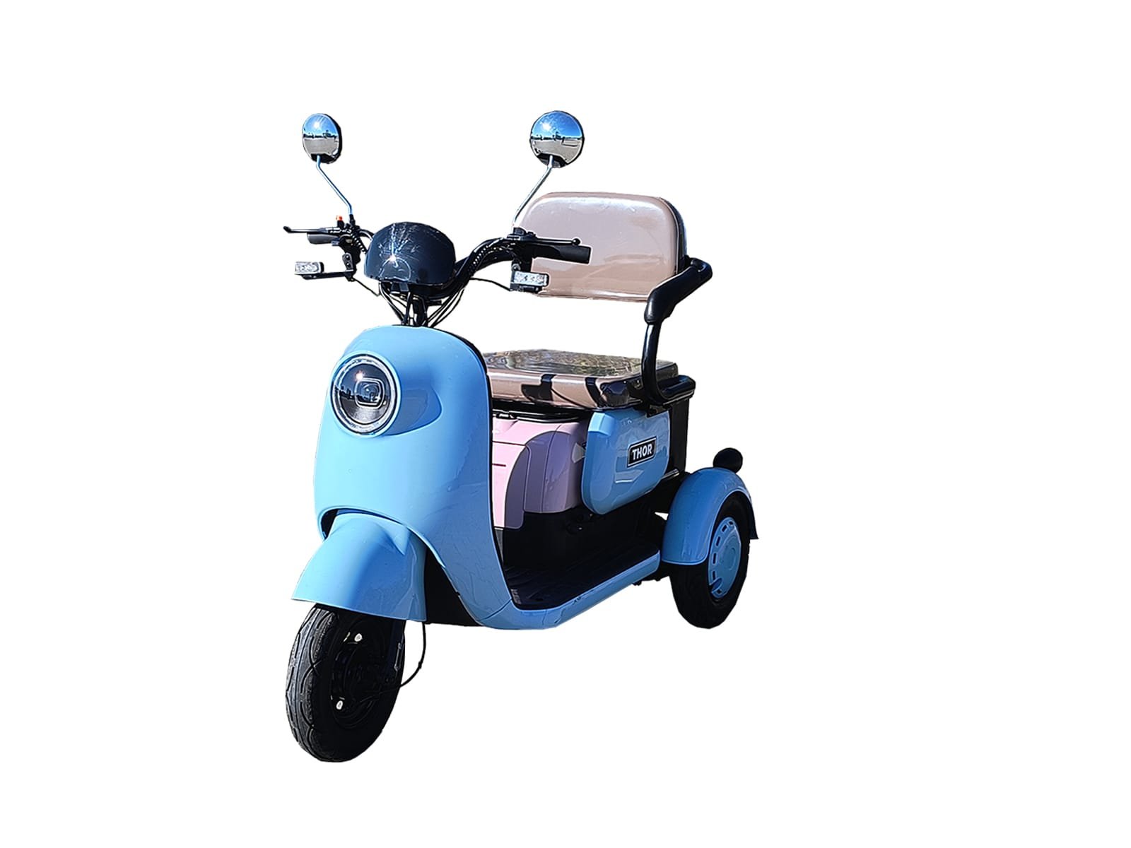 Triciclu electric 1000W Thor SLIDING fara permis 60V20Ah 25km/h TRANSPORT GRATUIT