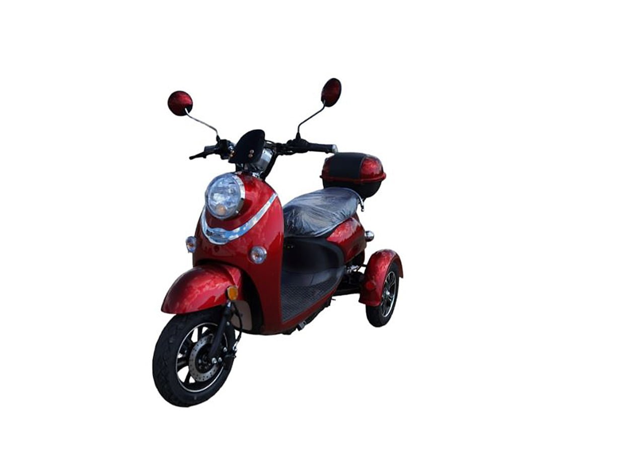 Triciclu electric 800W Thor Spyder rosu fara permis 60V20Ah 25km/h TRANSPORT GRATUIT