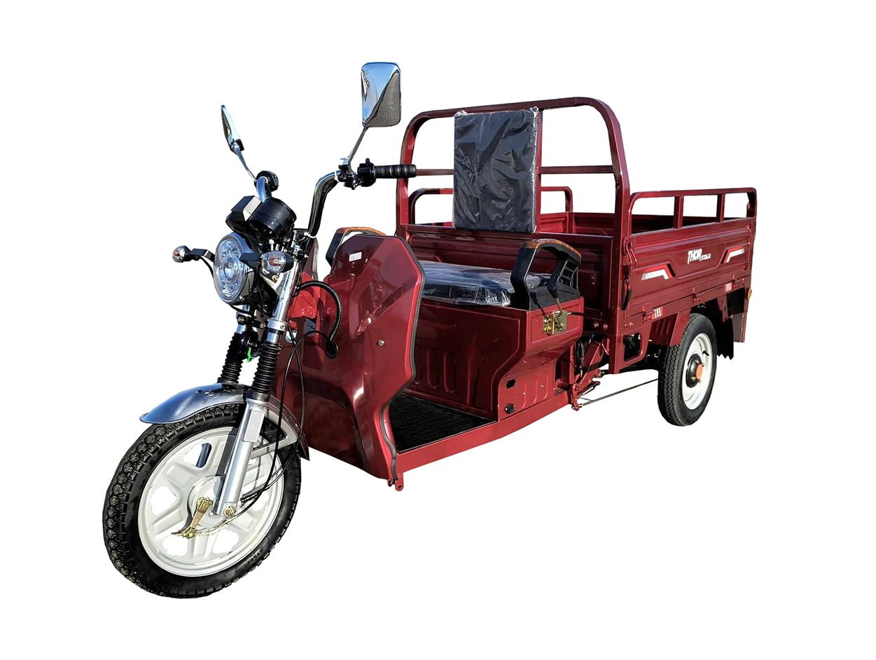 Triciclu electric 1200W Thor STAR visiniu fara permis 60V45Ah 25km/h cu CIV inclus TRANSPORT GRATUIT
