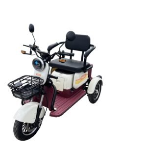 Triciclu electric 1000W Thor SXL PRO rosu-alb fara permis 60V20Ah 25km/h TRANSPORT GRATUIT