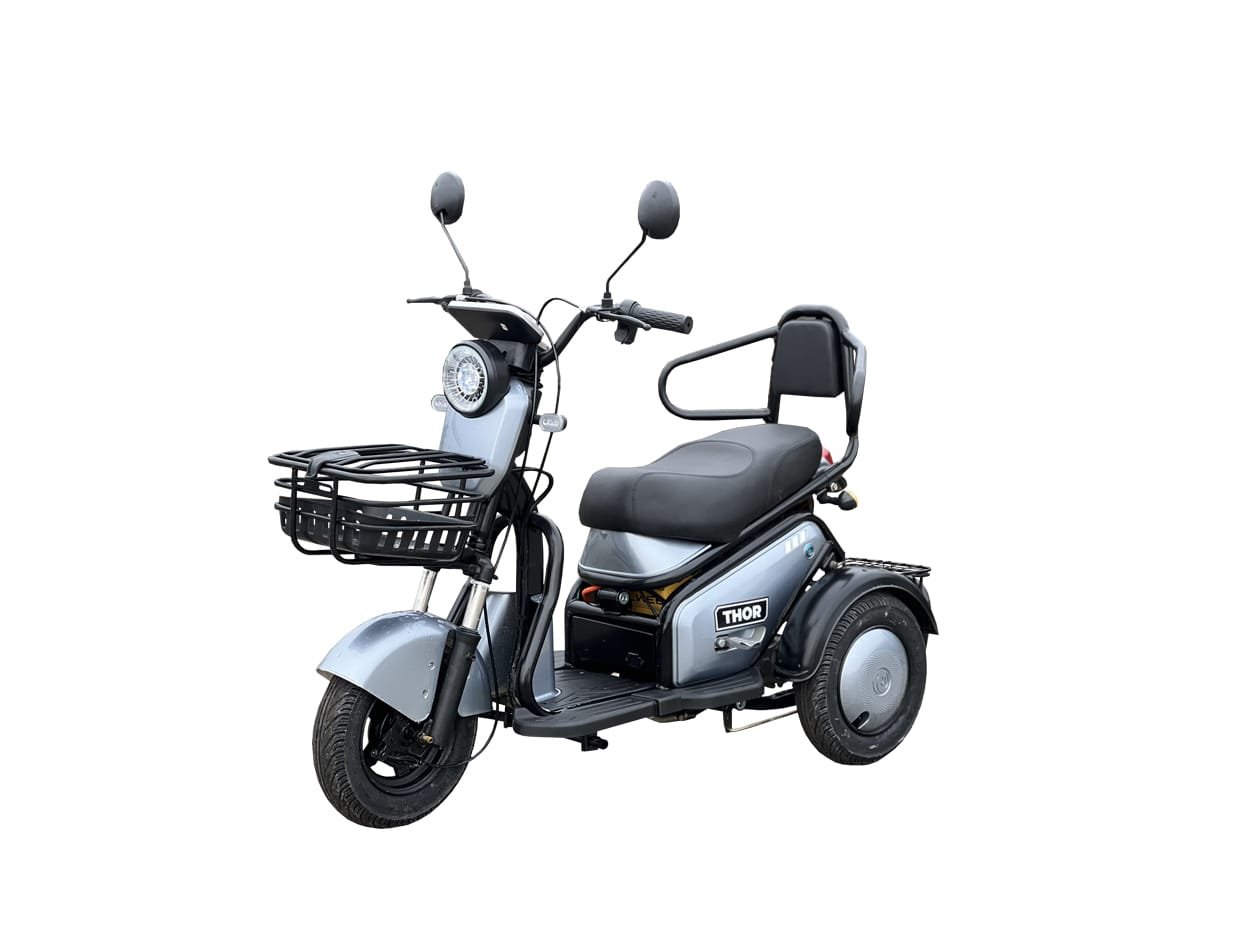 Triciclu electric 600W Thor TRIXY fara permis 48V20Ah 25km/h TRANSPORT GRATUIT