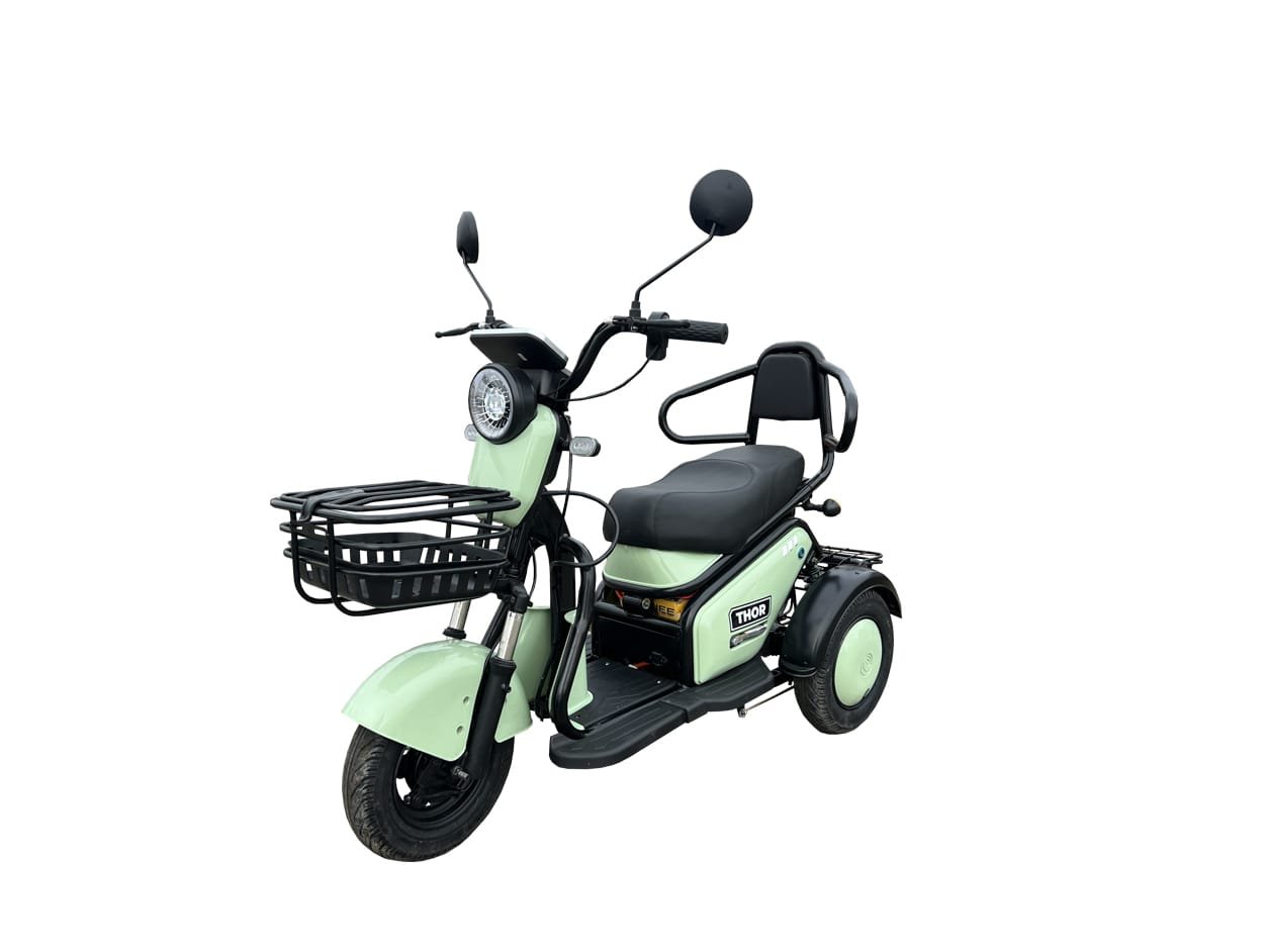 Triciclu electric 600W Thor TRIXY fara permis 48V20Ah 25km/h TRANSPORT GRATUIT