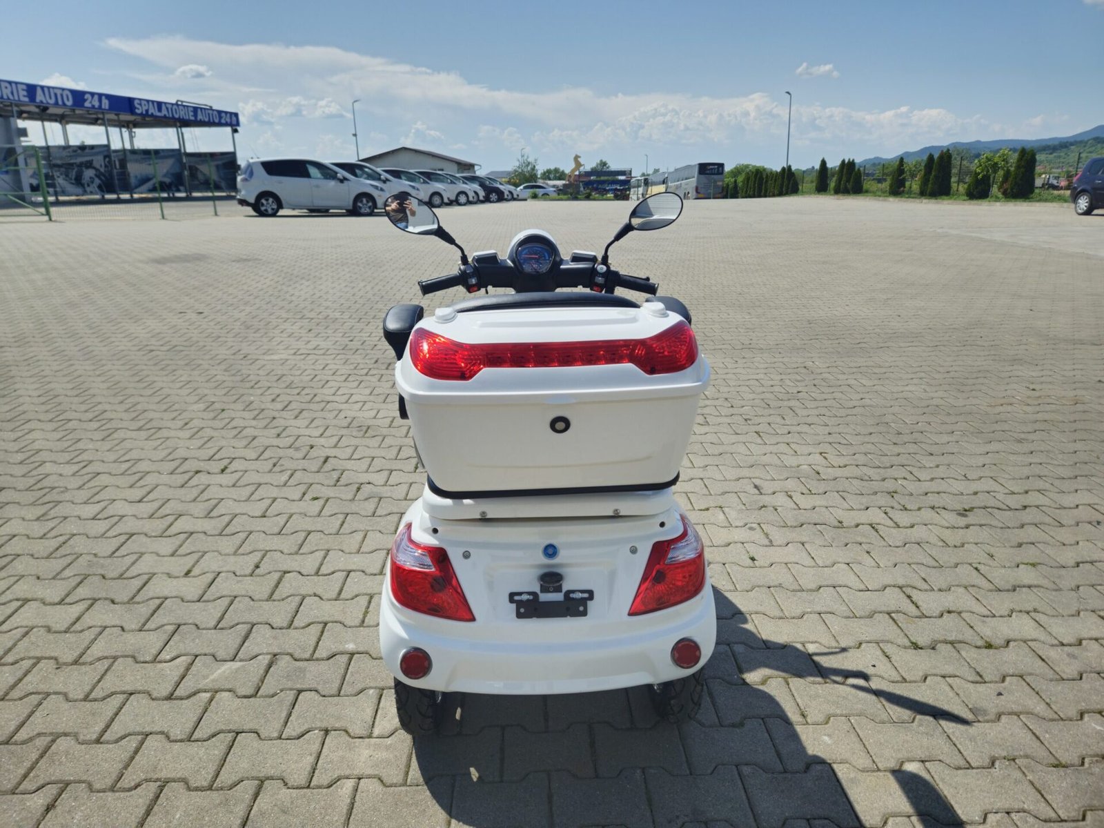 Triciclu electric 800W Thor FLUXX alb fara permis 60V20Ah 25km/h TRANSPORT GRATUIT - imagine 7