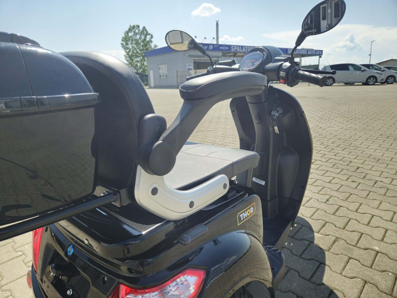 Triciclu electric 800W Thor FLUXX negru fara permis 60V20Ah 25km/h TRANSPORT GRATUIT - imagine 11