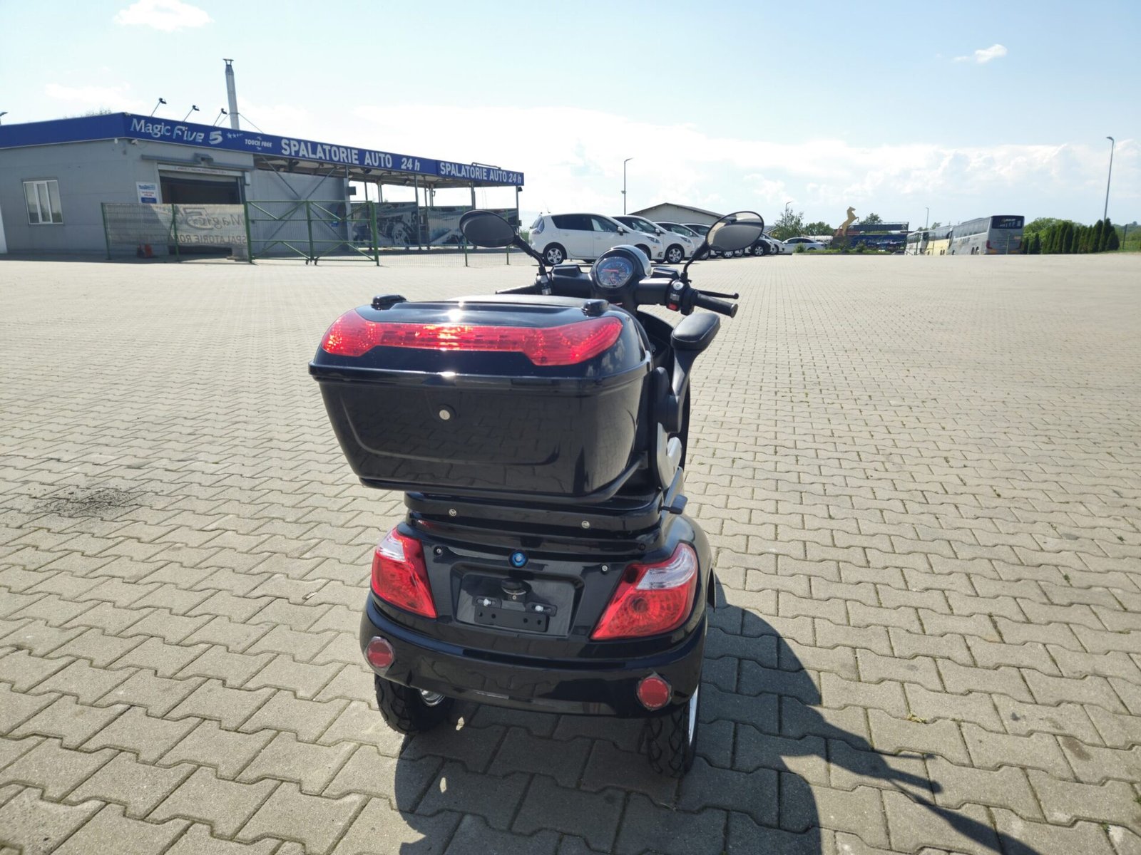 Triciclu electric 800W Thor FLUXX negru fara permis 60V20Ah 25km/h TRANSPORT GRATUIT - imagine 3