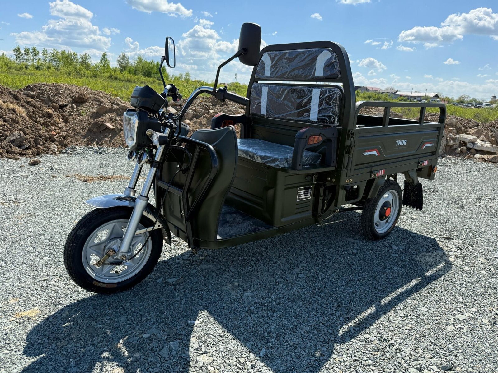Triciclu electric 500W Thor MINI2 fara permis 48V32Ah 25km/h TRANSPORT GRATUIT - imagine 2