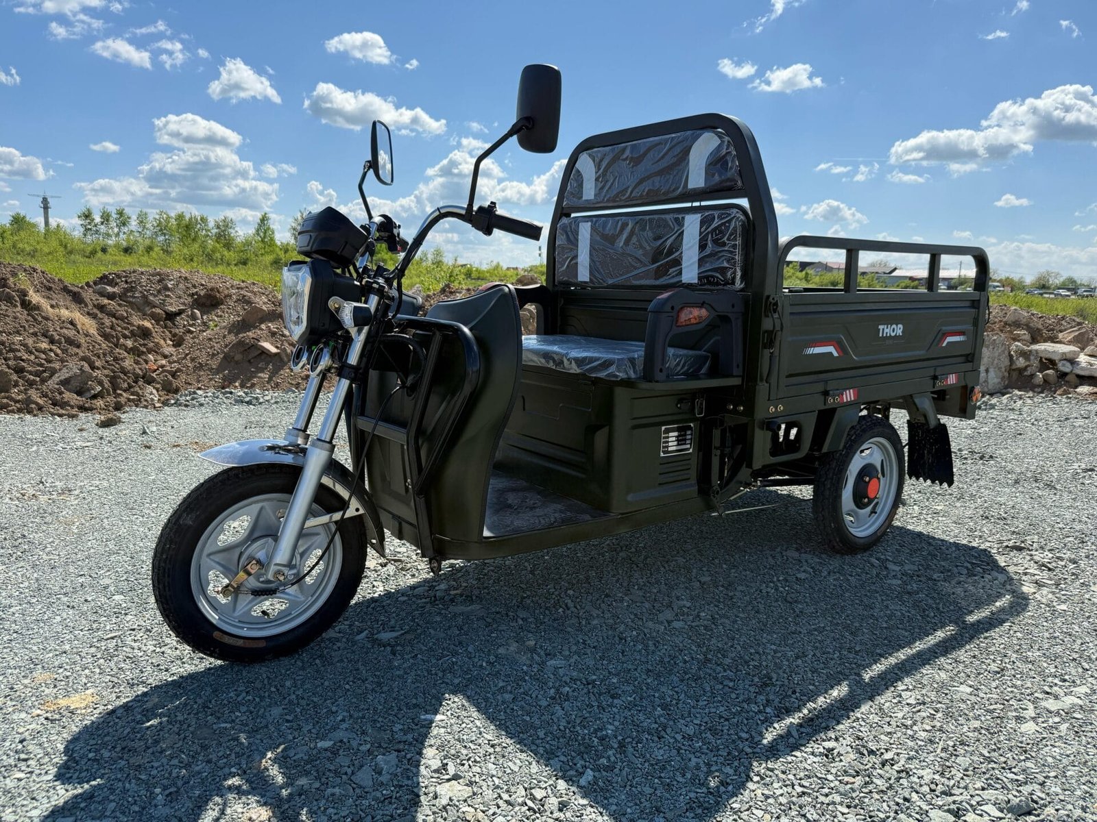 Triciclu electric 500W Thor MINI2 fara permis 48V32Ah 25km/h TRANSPORT GRATUIT - imagine 3