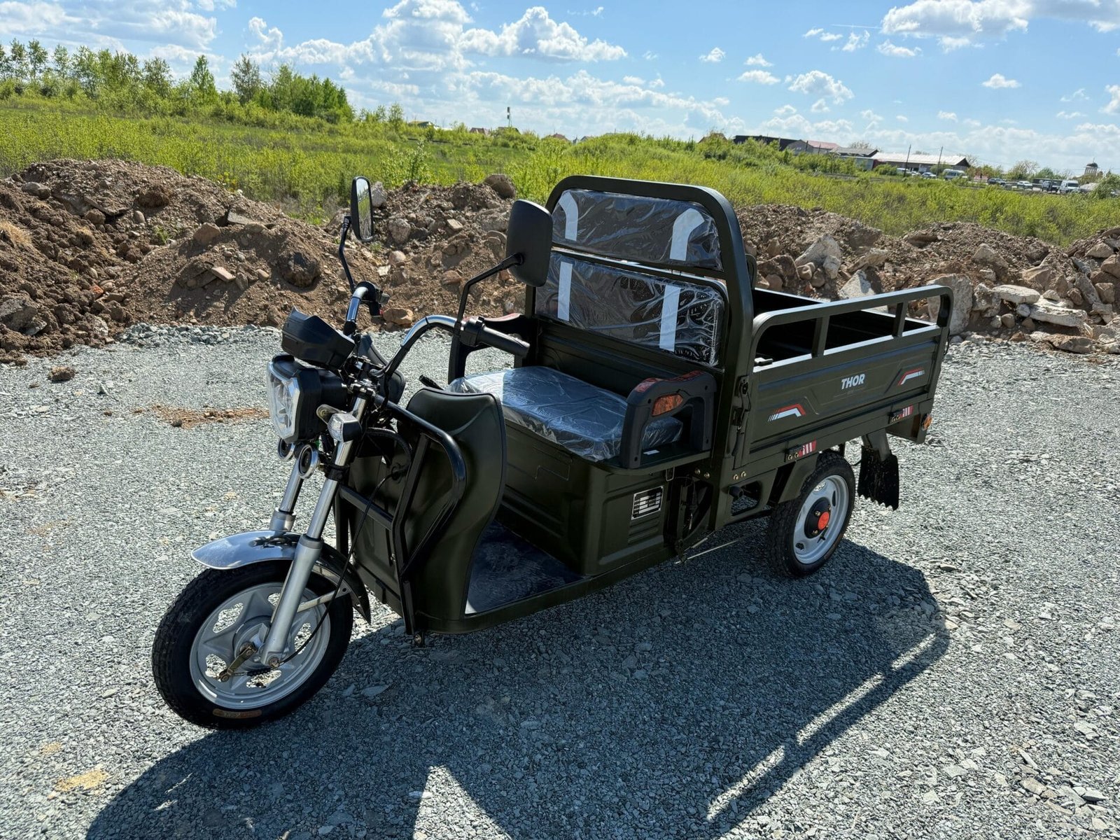 Triciclu electric 500W Thor MINI2 fara permis 48V32Ah 25km/h TRANSPORT GRATUIT - imagine 7