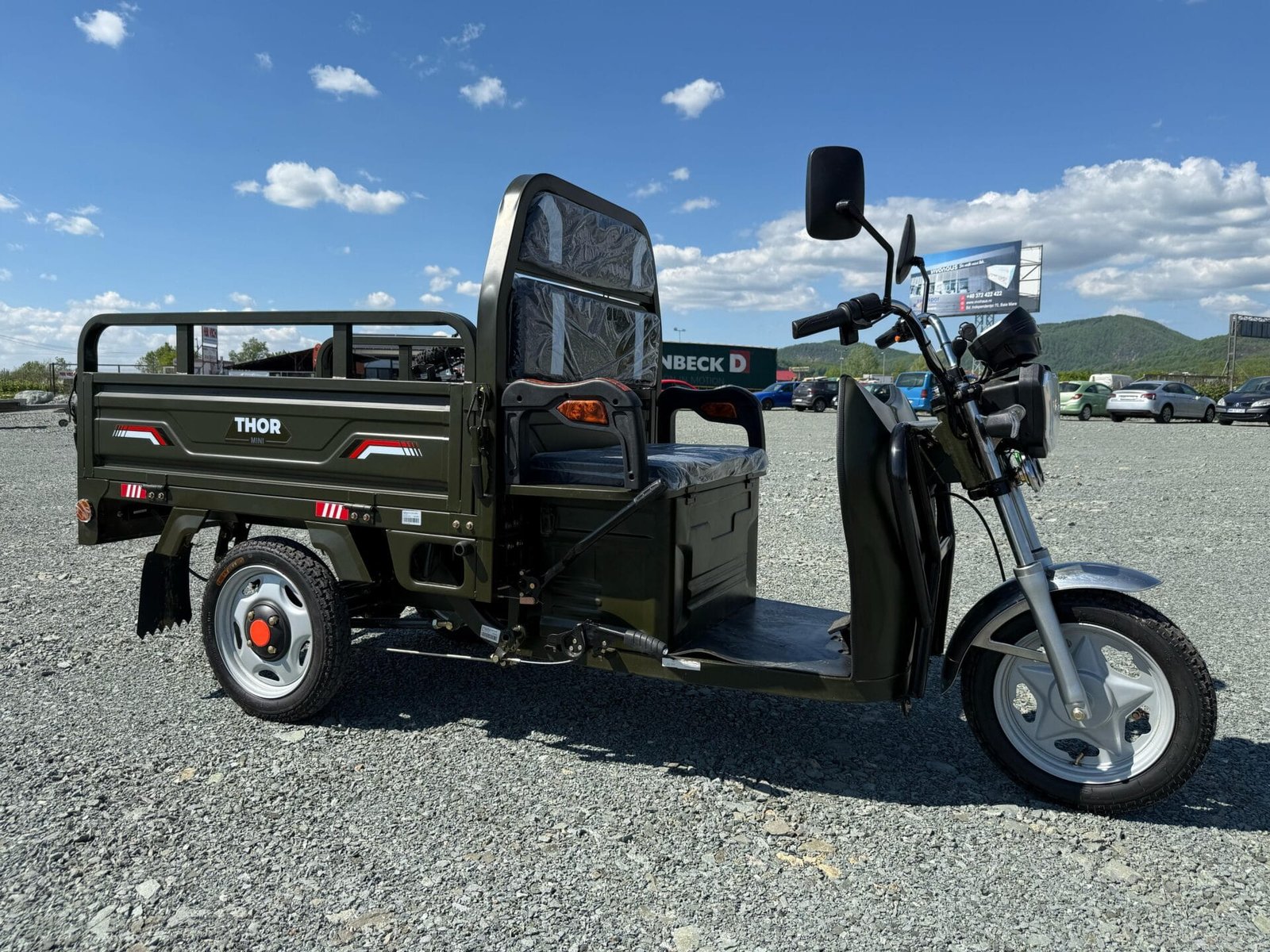 Triciclu electric 500W Thor MINI2 fara permis 48V32Ah 25km/h TRANSPORT GRATUIT - imagine 9