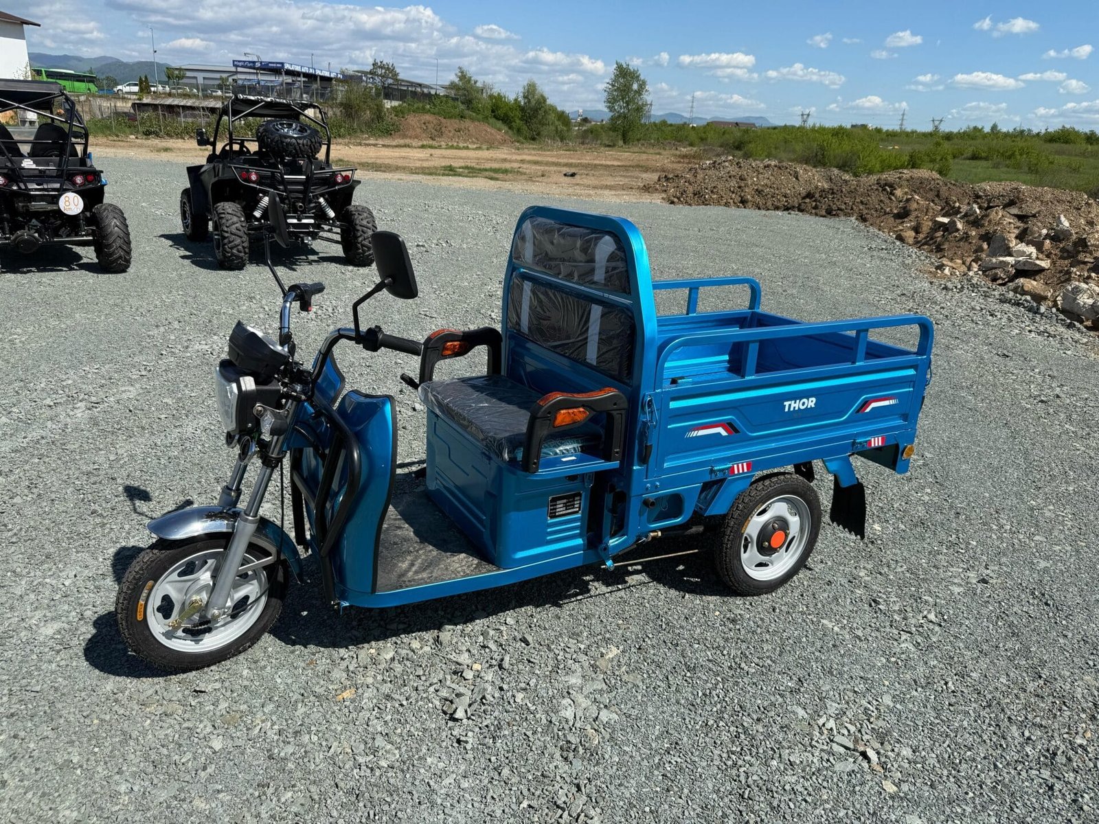Triciclu electric 500W Thor MINI2 fara permis 48V32Ah 25km/h TRANSPORT GRATUIT - imagine 4