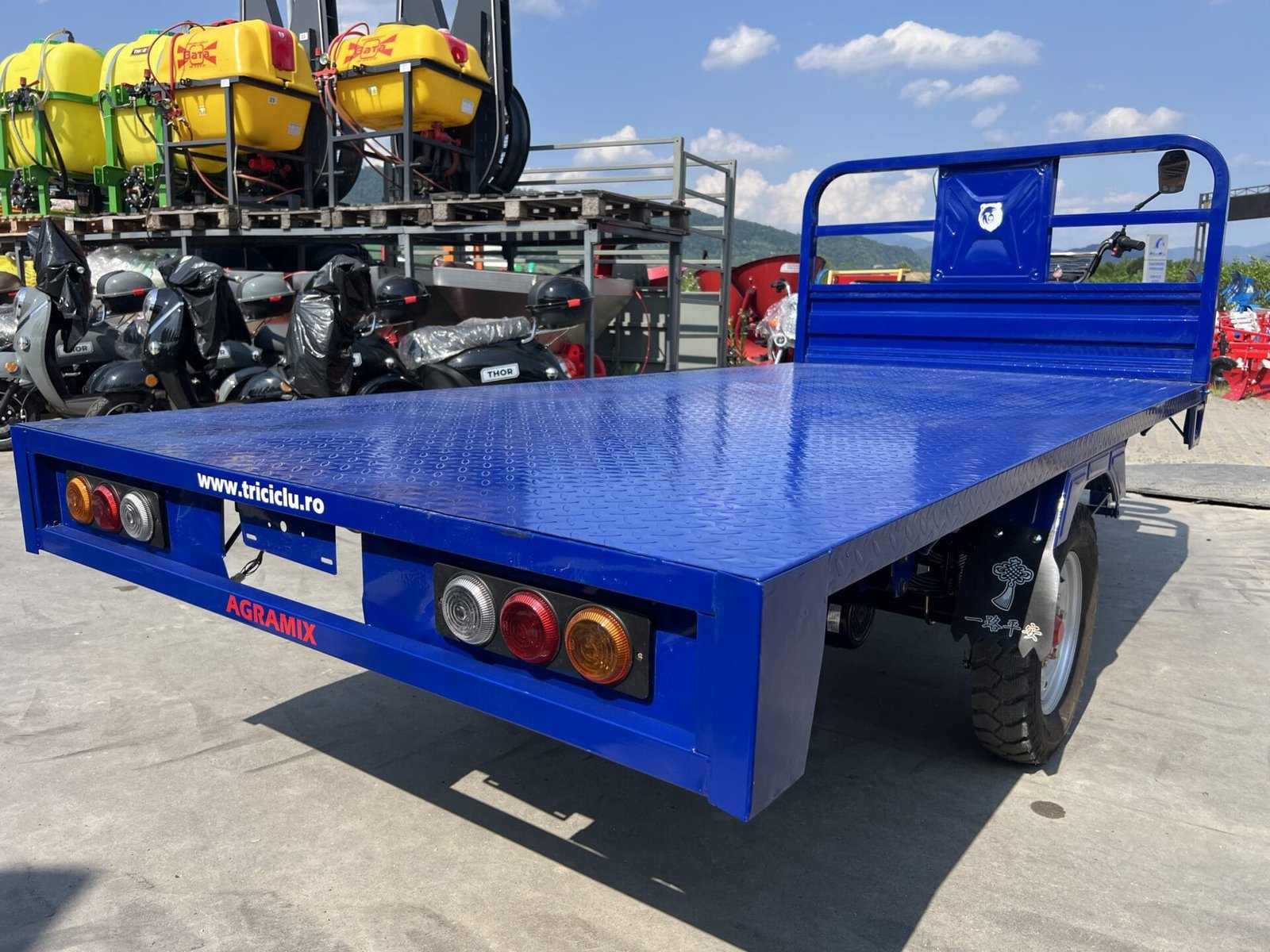 Triciclu electric 2200W Thor HERCULES-2 fara permis 72V75Ah 25km/h 3M TRANSPORT GRATUIT - imagine 2